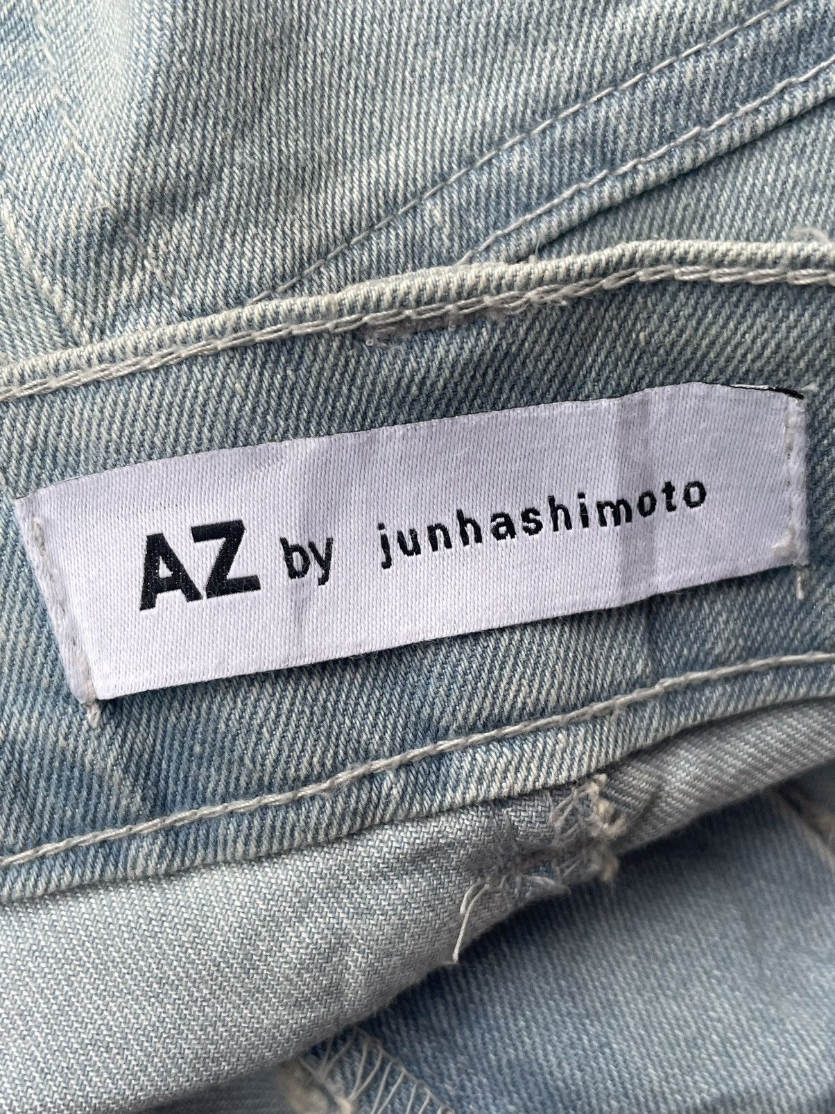 AZ by junhashimoto × junhashimoto Az by Junhashimoto Distresed Denim Size US 33 - 10 Thumbnail