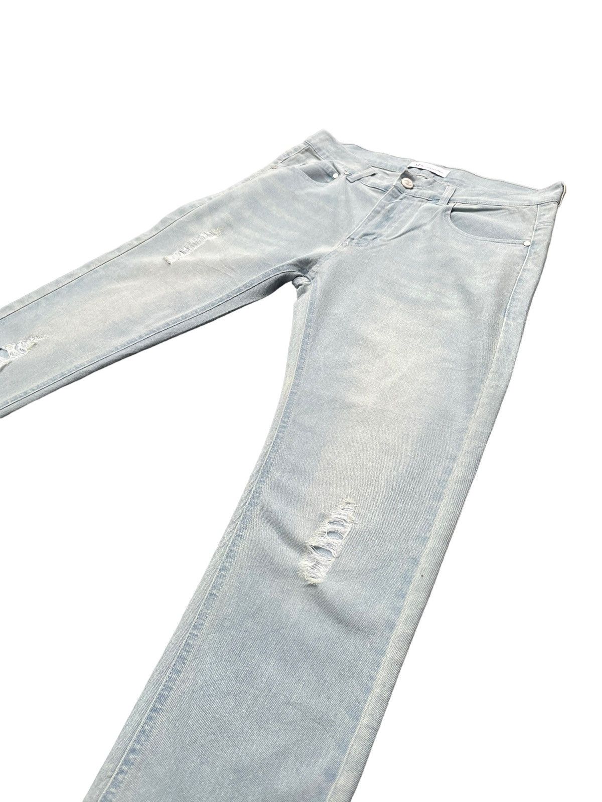 AZ by junhashimoto × junhashimoto Az by Junhashimoto Distresed Denim Size US 33 - 2 Thumbnail