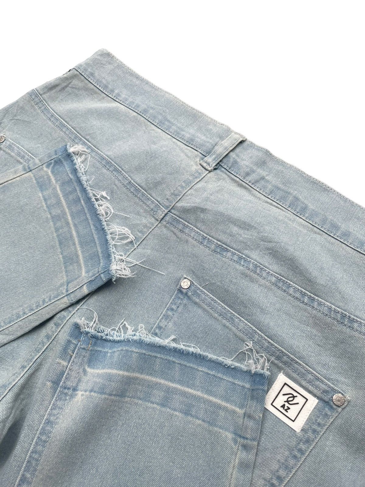 AZ by junhashimoto × junhashimoto Az by Junhashimoto Distresed Denim Size US 33 - 8 Thumbnail