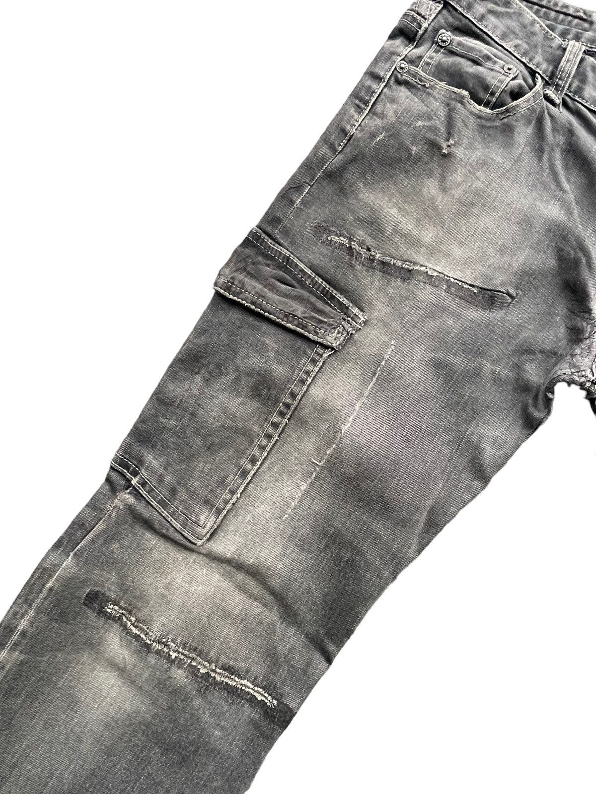 Japanese Brand Psgb group Distressed & Rework Denim Size US 34 / EU 50 - 6 Thumbnail