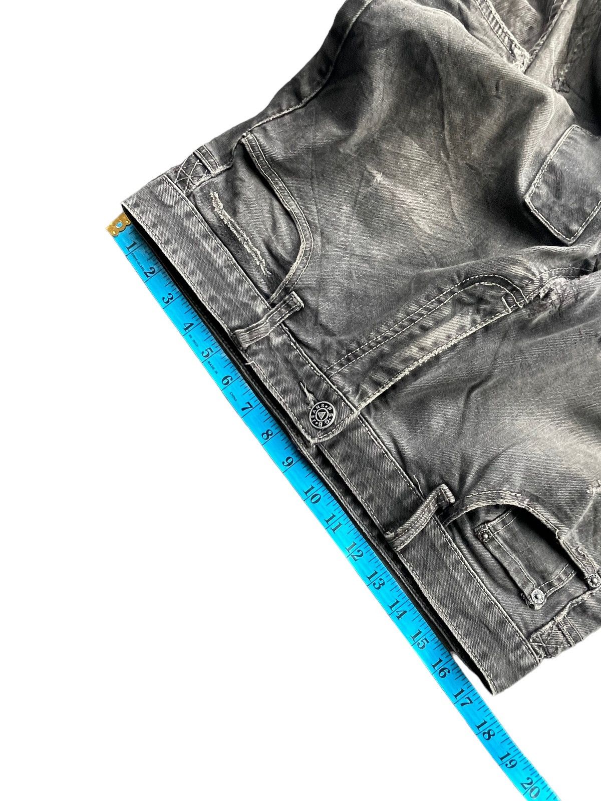 Japanese Brand Psgb group Distressed & Rework Denim Size US 34 / EU 50 - 21 Thumbnail