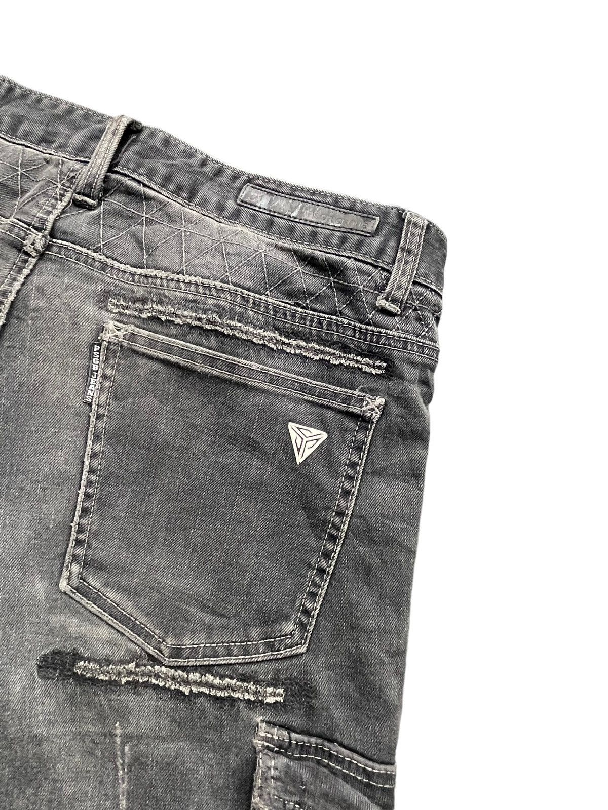 Japanese Brand Psgb group Distressed & Rework Denim Size US 34 / EU 50 - 13 Thumbnail