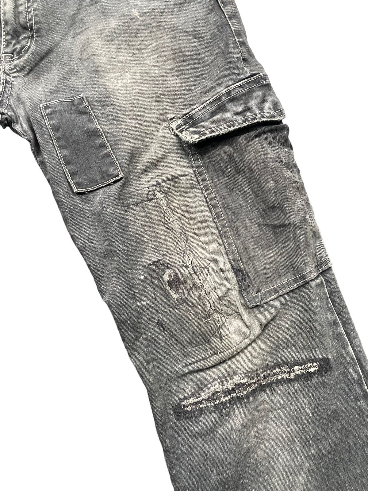 Japanese Brand Psgb group Distressed & Rework Denim Size US 34 / EU 50 - 5 Thumbnail