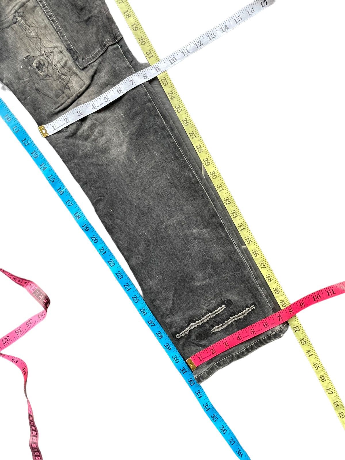 Japanese Brand Psgb group Distressed & Rework Denim Size US 34 / EU 50 - 23 Thumbnail