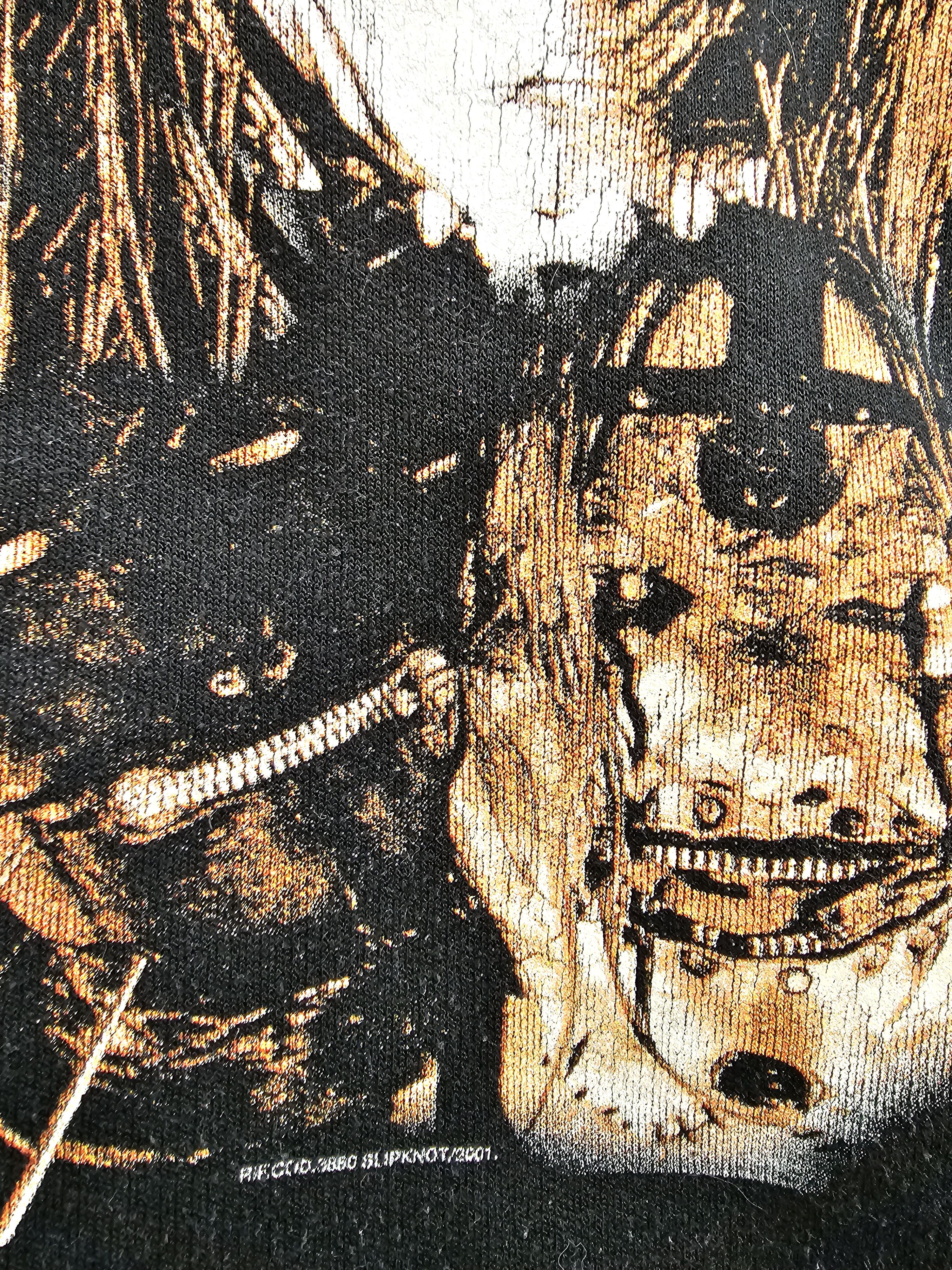 Band Tees × Slipknot × Vintage 2001 Slipknot Vintage Hoodie X Size US XL / EU 56 / 4 - 3 Thumbnail
