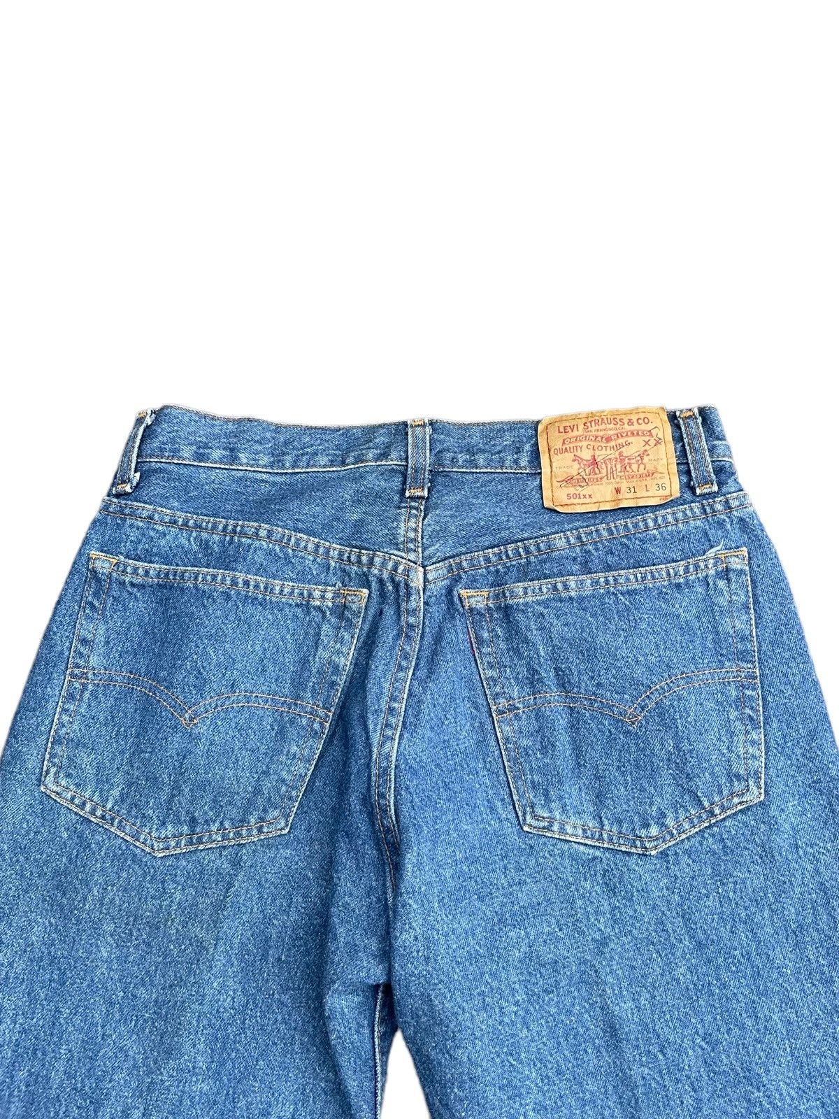 Levi's Vintage 1991 Levis 501XX e Usa Size US 30 / EU 46 - 13 Thumbnail