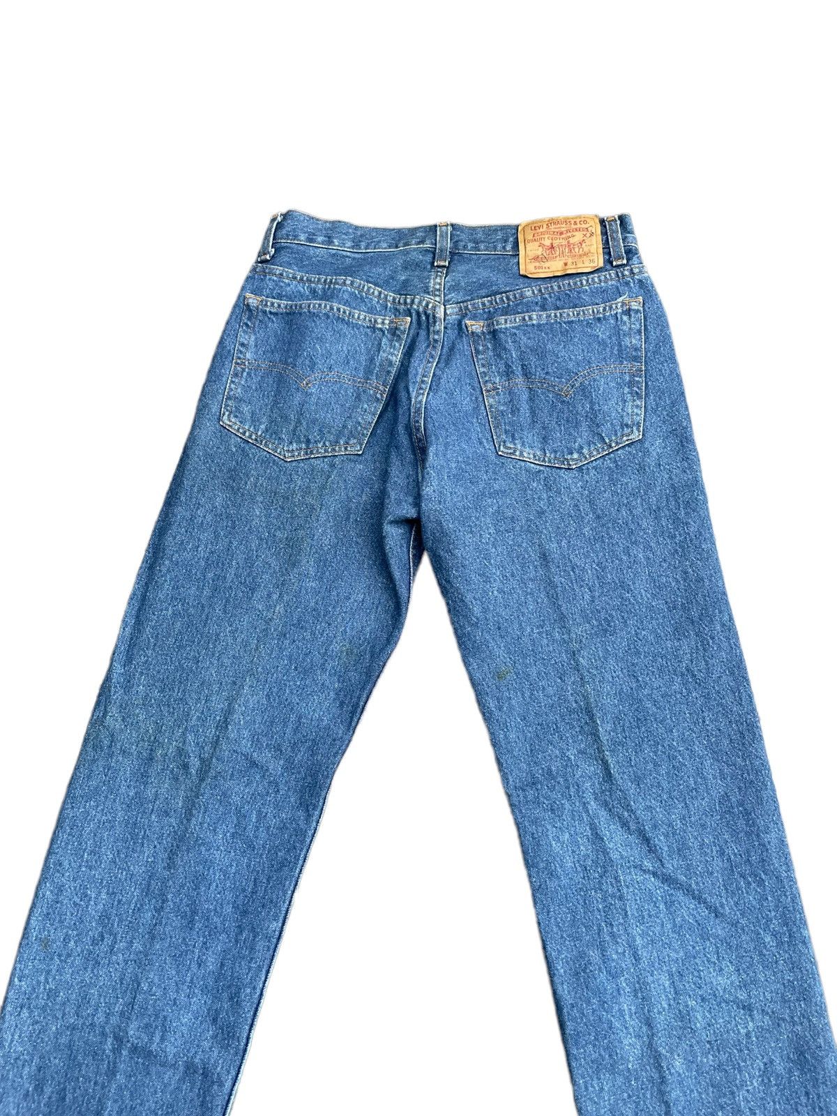Levi's Vintage 1991 Levis 501XX e Usa Size US 30 / EU 46 - 10 Thumbnail