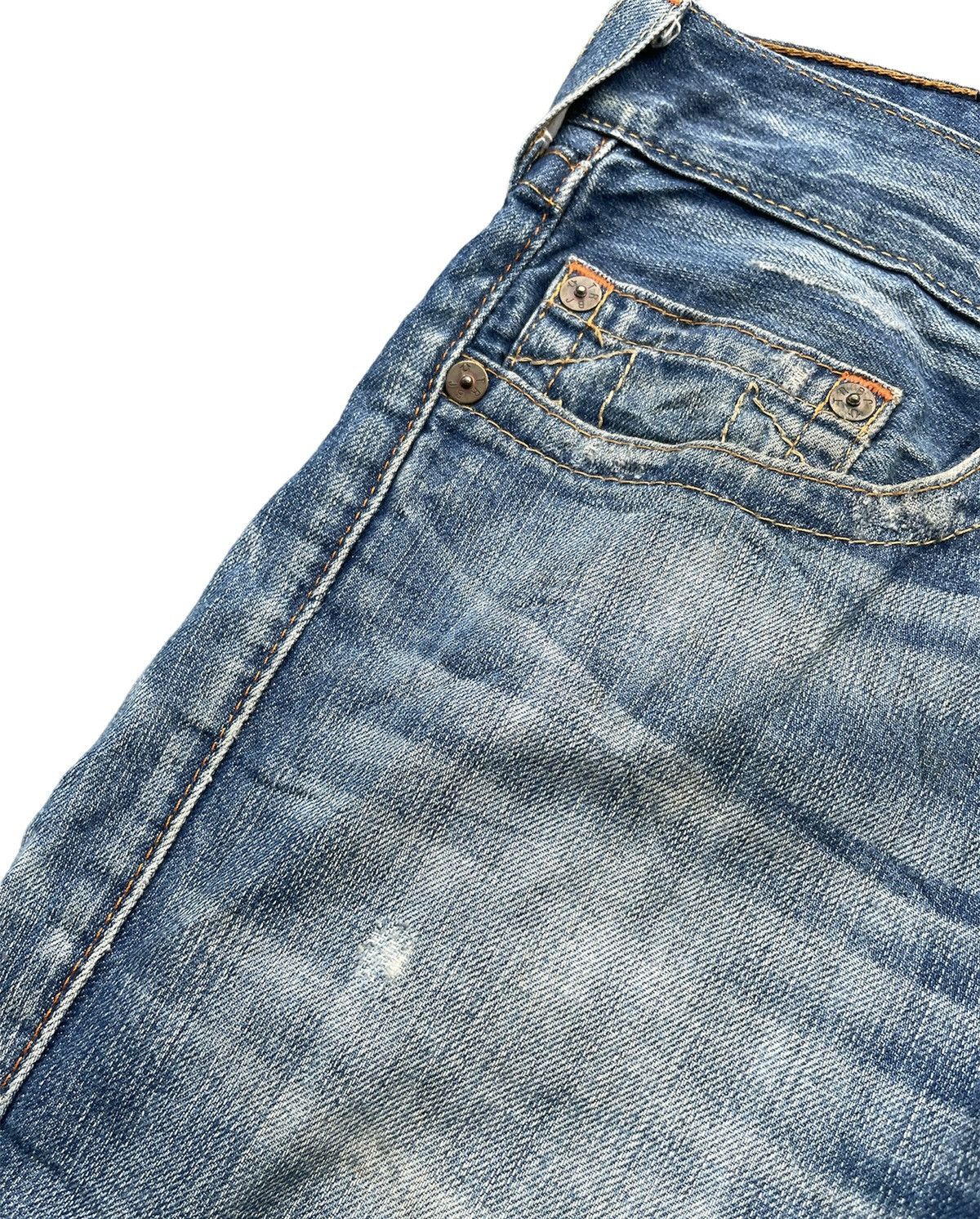 True Religion Vintage True Religion Aging Faded Wash Size US 36 / EU 52 - 5 Thumbnail