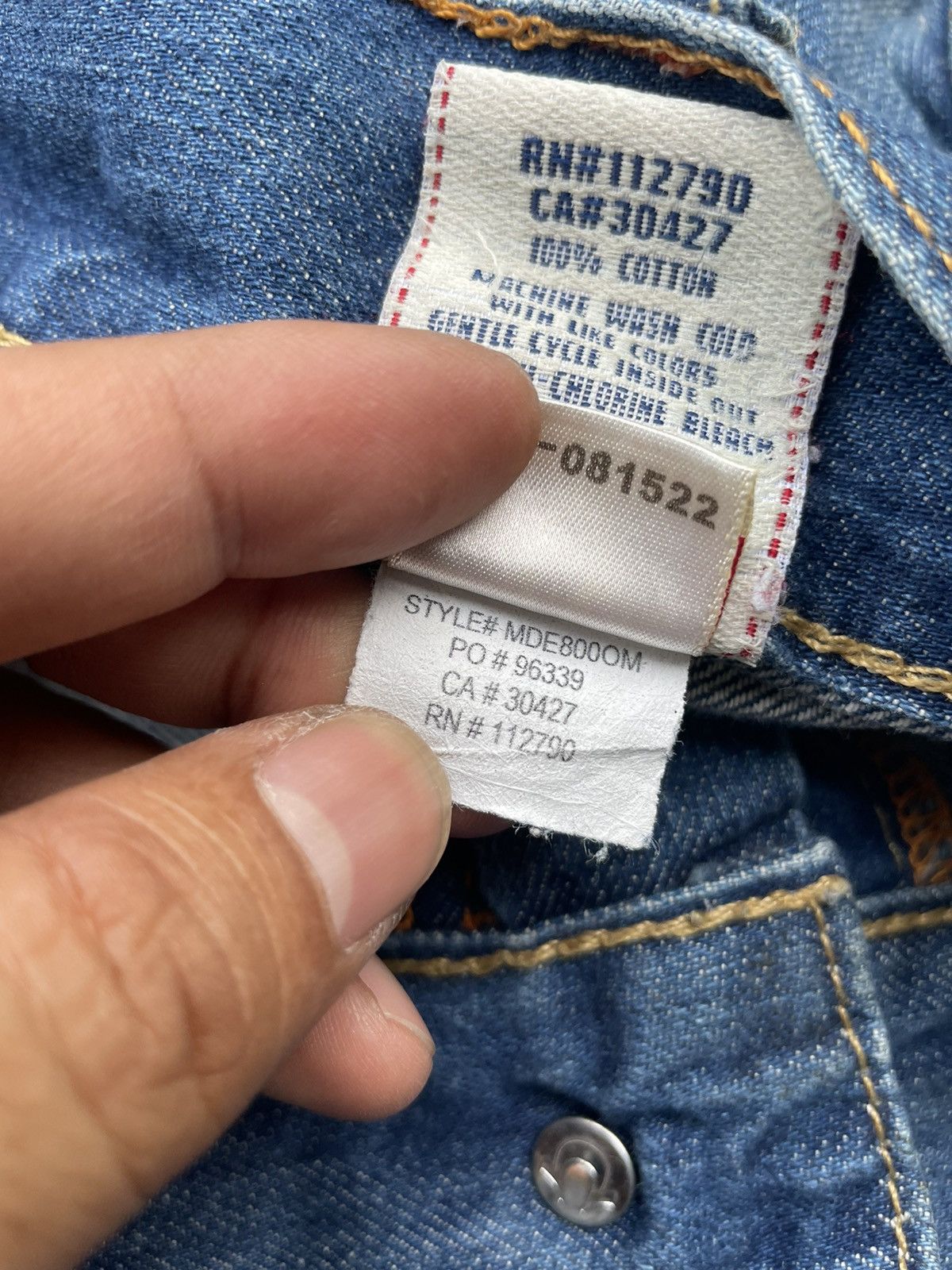 True Religion Vintage True Religion Aging Faded Wash Size US 36 / EU 52 - 16 Thumbnail