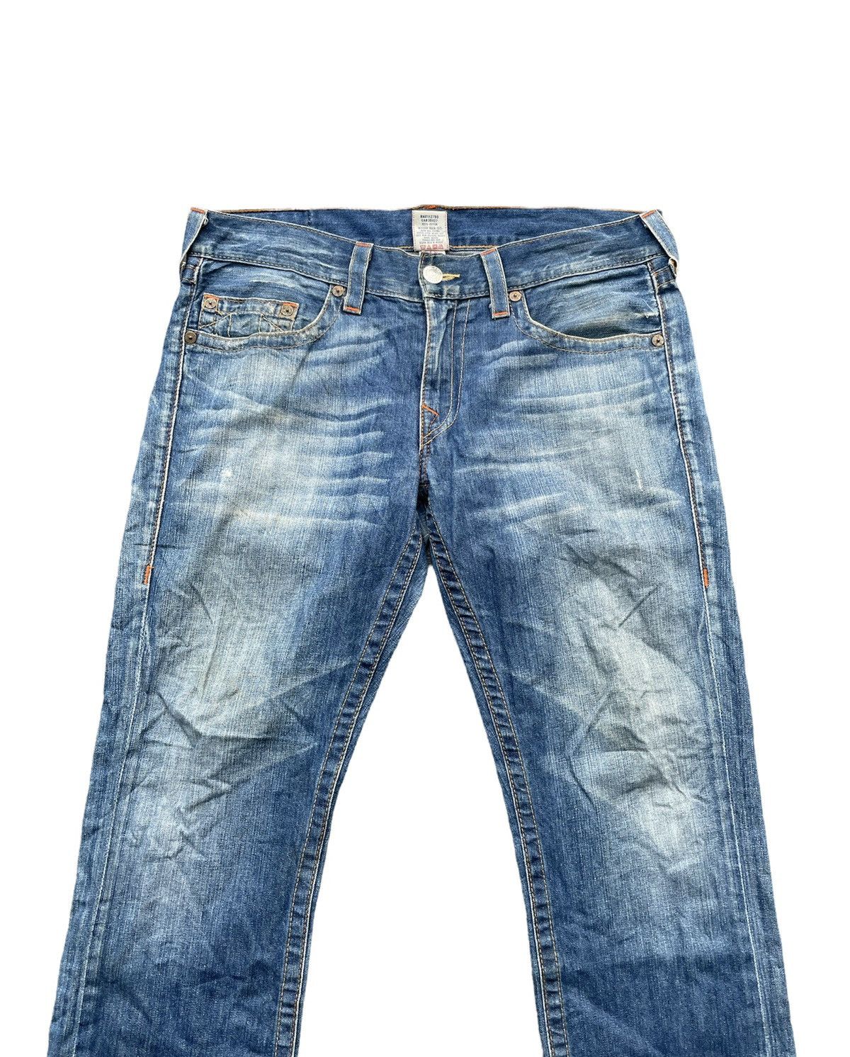 True Religion Vintage True Religion Aging Faded Wash Size US 36 / EU 52 - 4 Thumbnail