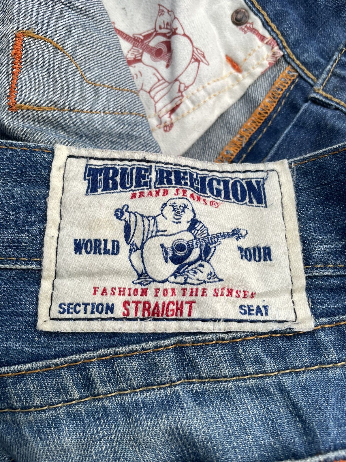 True Religion Vintage True Religion Aging Faded Wash Size US 36 / EU 52 - 15 Thumbnail