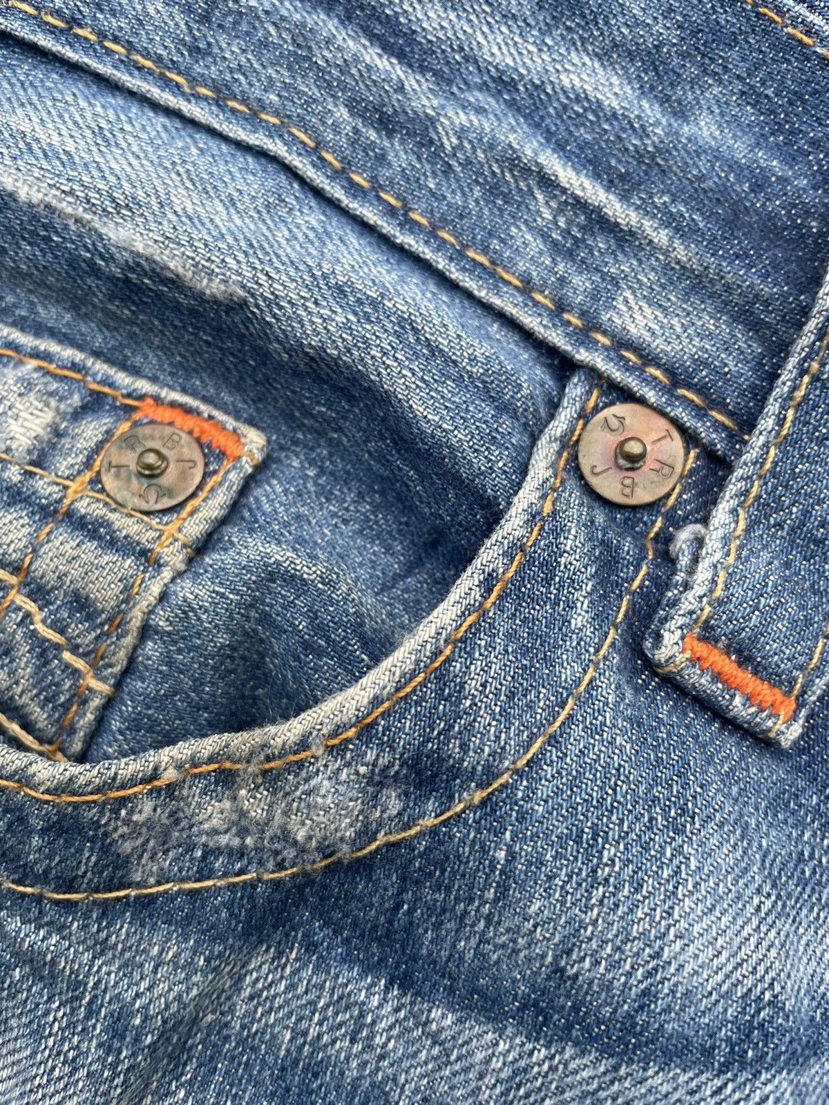 True Religion Vintage True Religion Aging Faded Wash Size US 36 / EU 52 - 20 Thumbnail