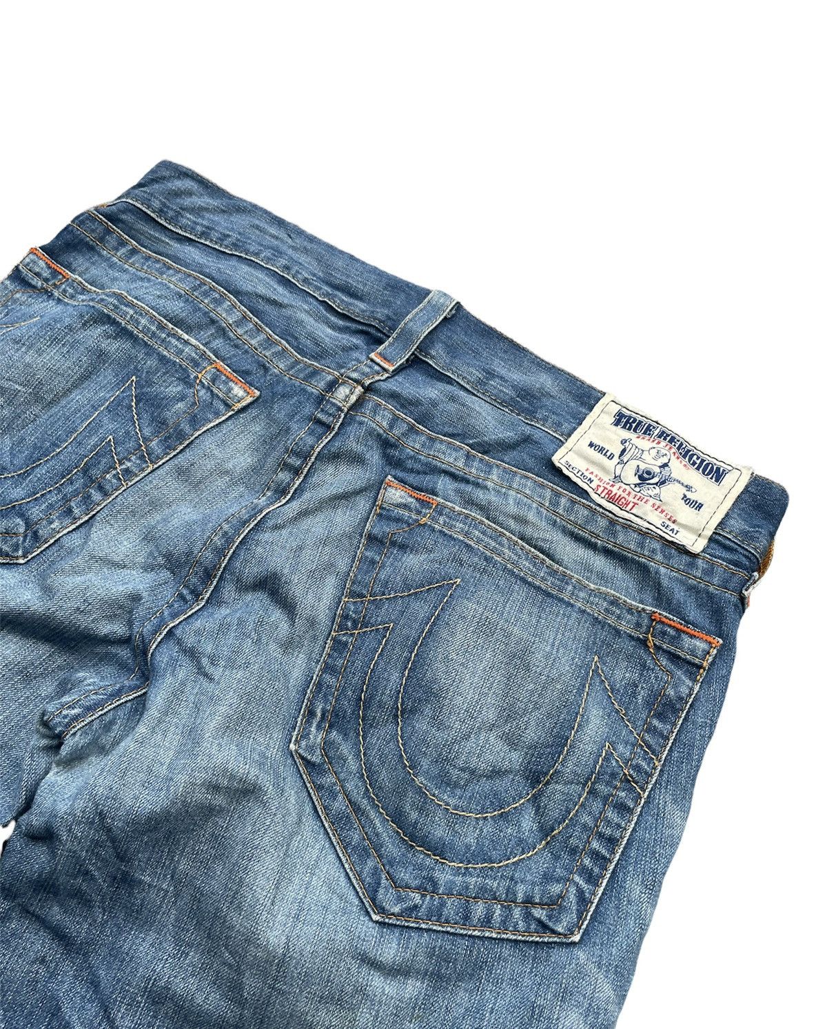 True Religion Vintage True Religion Aging Faded Wash Size US 36 / EU 52 - 12 Thumbnail