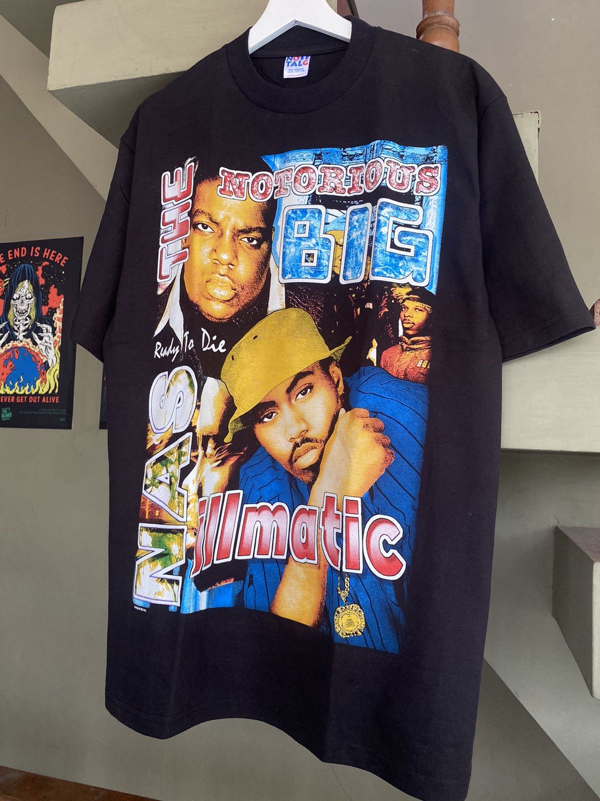 Nas × Rap Tees × Vintage The Notorious Big and Nas rap tees | Grailed
