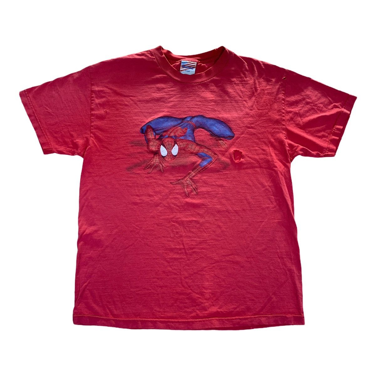 Cartoon Network × Vintage Vintage 2002 Y2K Spider Man Movie Distressed T Shirt Size US L / EU 52-54 / 3 - 1 Thumbnail