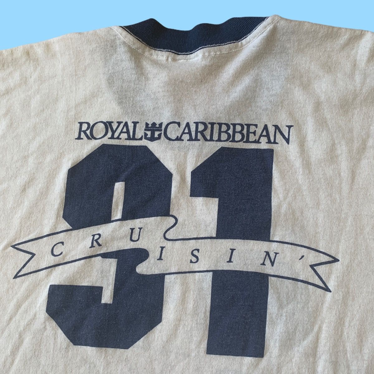 Vintage 1991 Royal Caribbean Cruisin’ Travel T Shirt Single Stitch Size US L / EU 52-54 / 3 - 3 Thumbnail