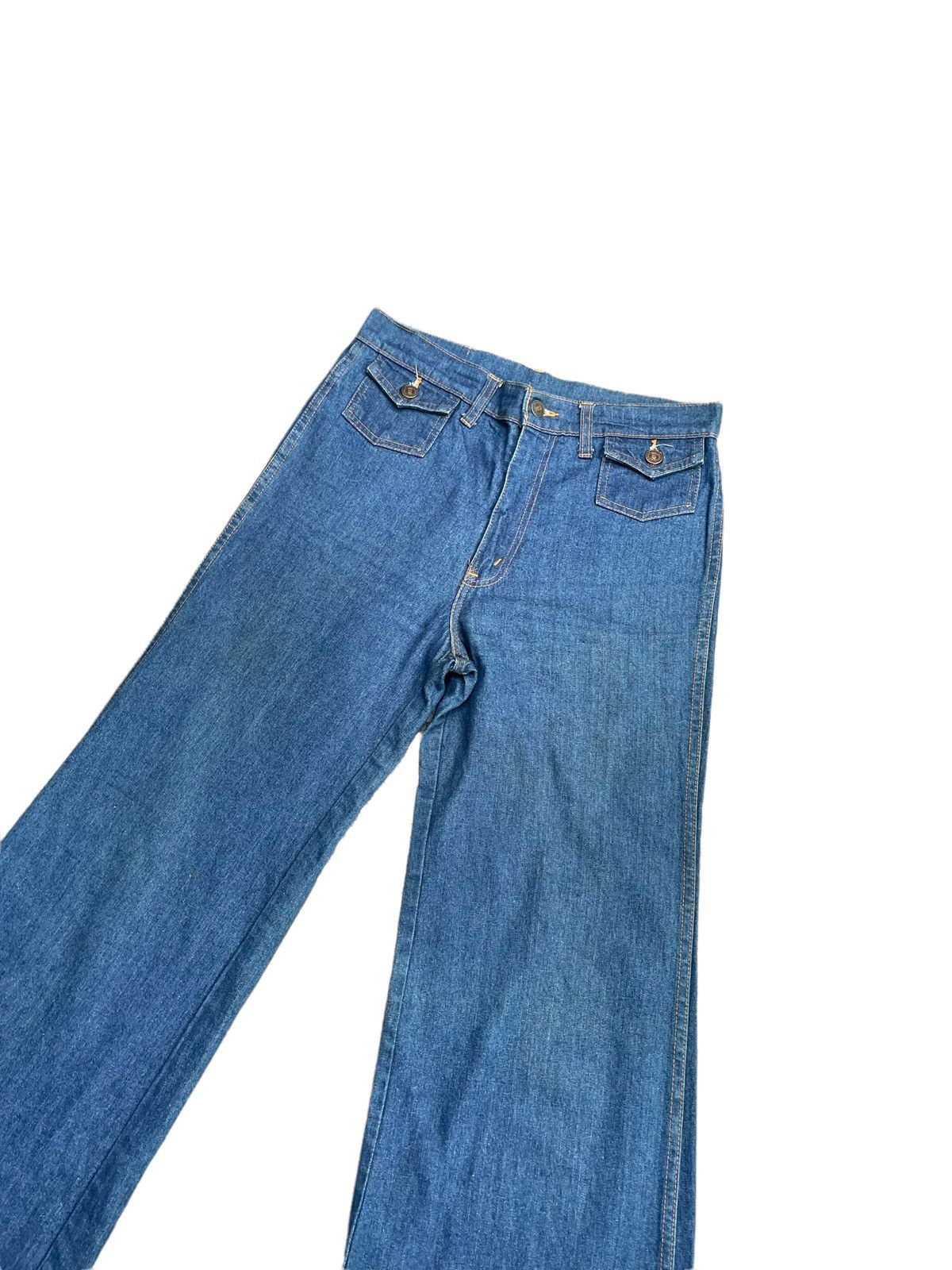 Levi's Vintage 1976 Levis 617 e Black Label Wide Leg Size US 31 - 3 Thumbnail