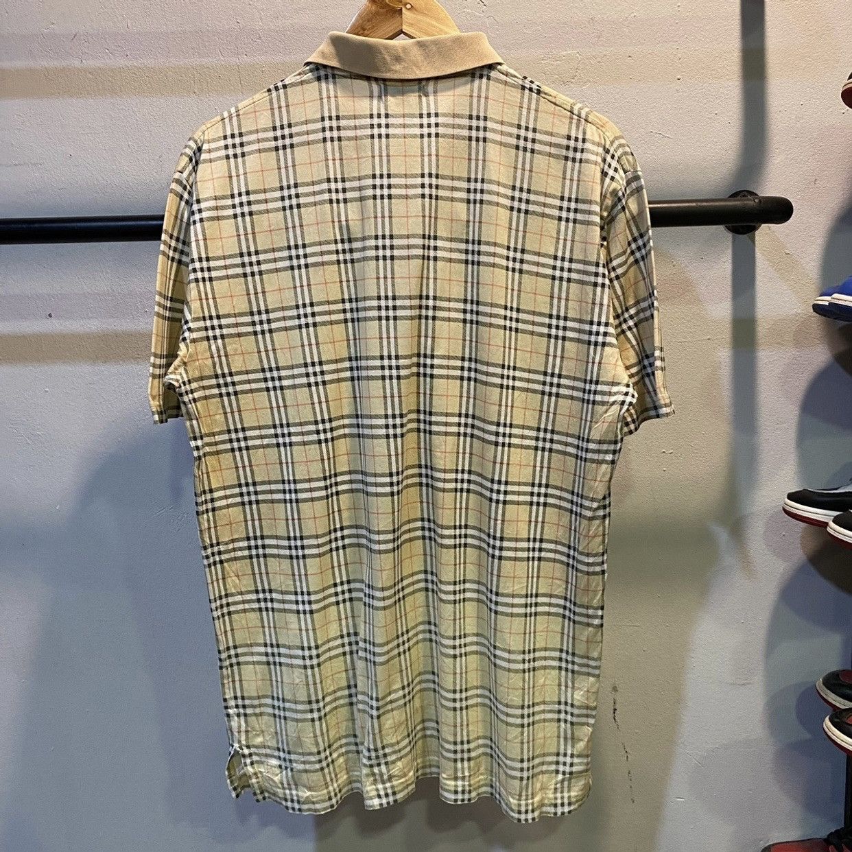 Burberry Burbery London Nova Check Polo Short Sleeve Size US L / EU 52-54 / 3 - 2 Thumbnail