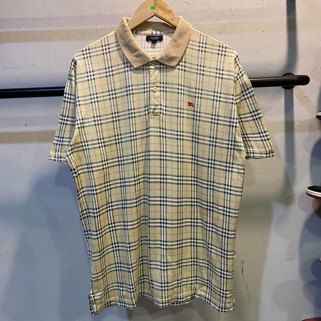 Burbery London Nova Check Polo Short Sleeve