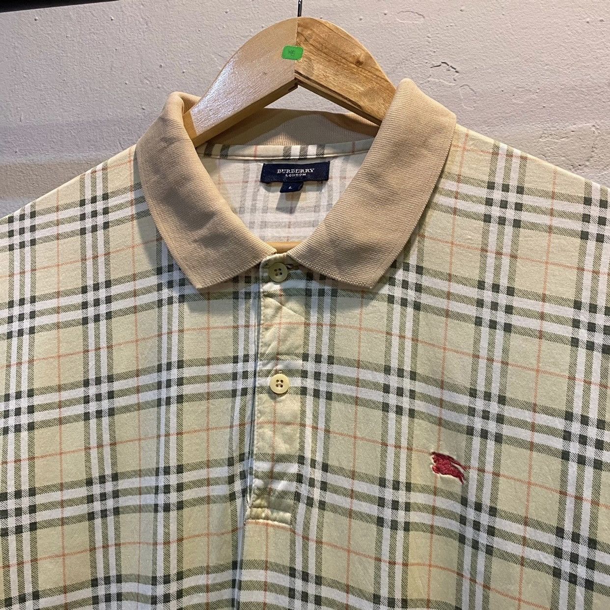 Burberry Burbery London Nova Check Polo Short Sleeve Size US L / EU 52-54 / 3 - 3 Thumbnail