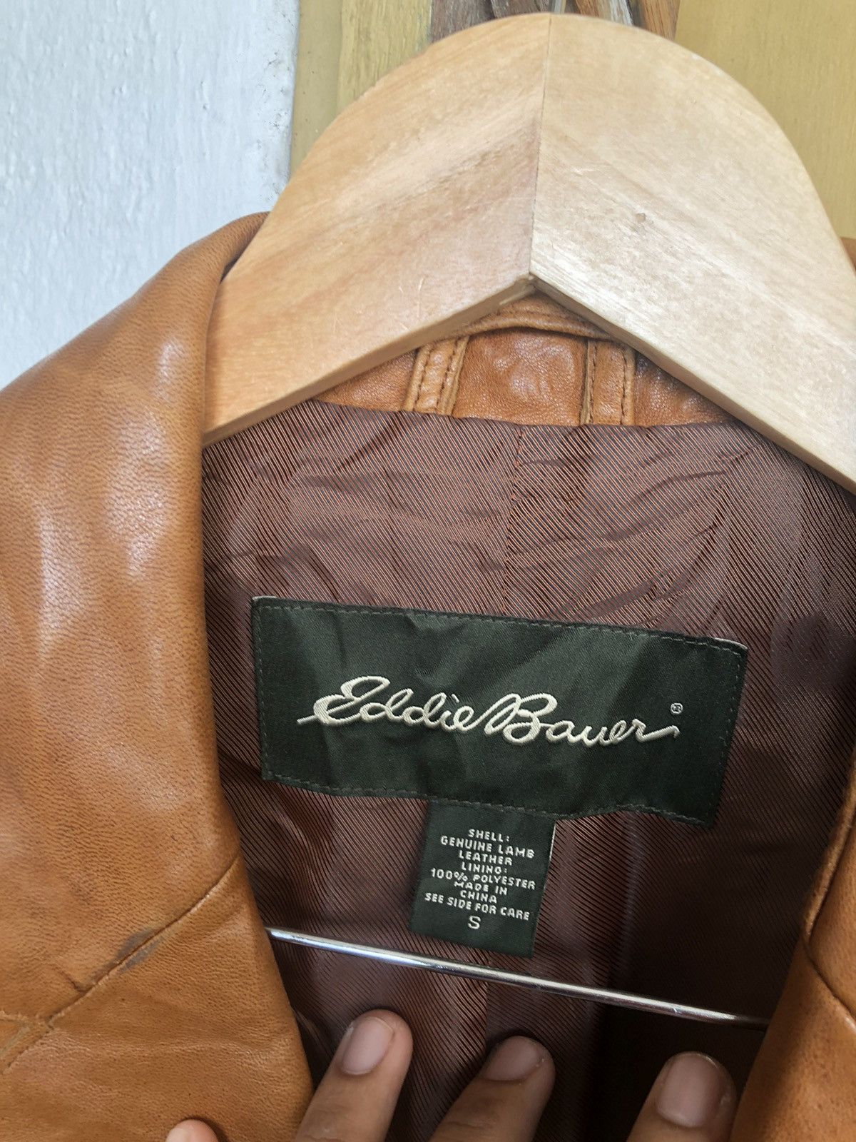 Eddie Bauer Vintage Eddie Bauer Genuine Lamb Leather Blazer Jackets Size US S / EU 44-46 / 1 - 5 Thumbnail