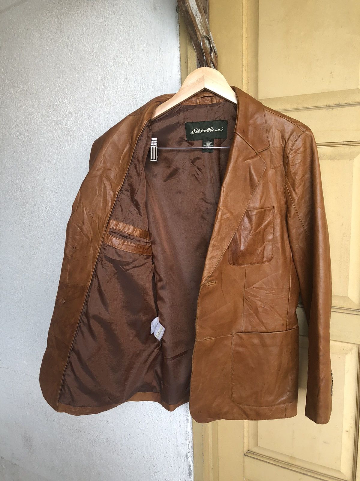 Eddie Bauer Vintage Eddie Bauer Genuine Lamb Leather Blazer Jackets Size US S / EU 44-46 / 1 - 16 Thumbnail