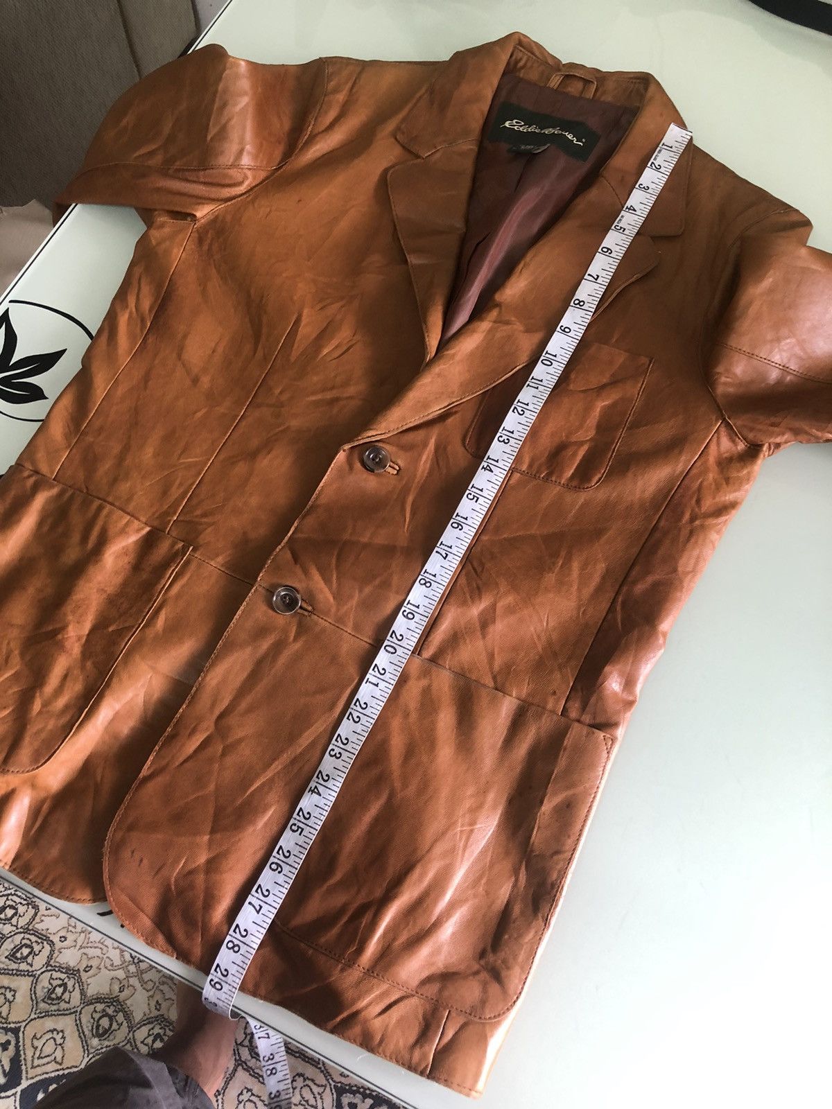 Eddie Bauer Vintage Eddie Bauer Genuine Lamb Leather Blazer Jackets Size US S / EU 44-46 / 1 - 22 Thumbnail