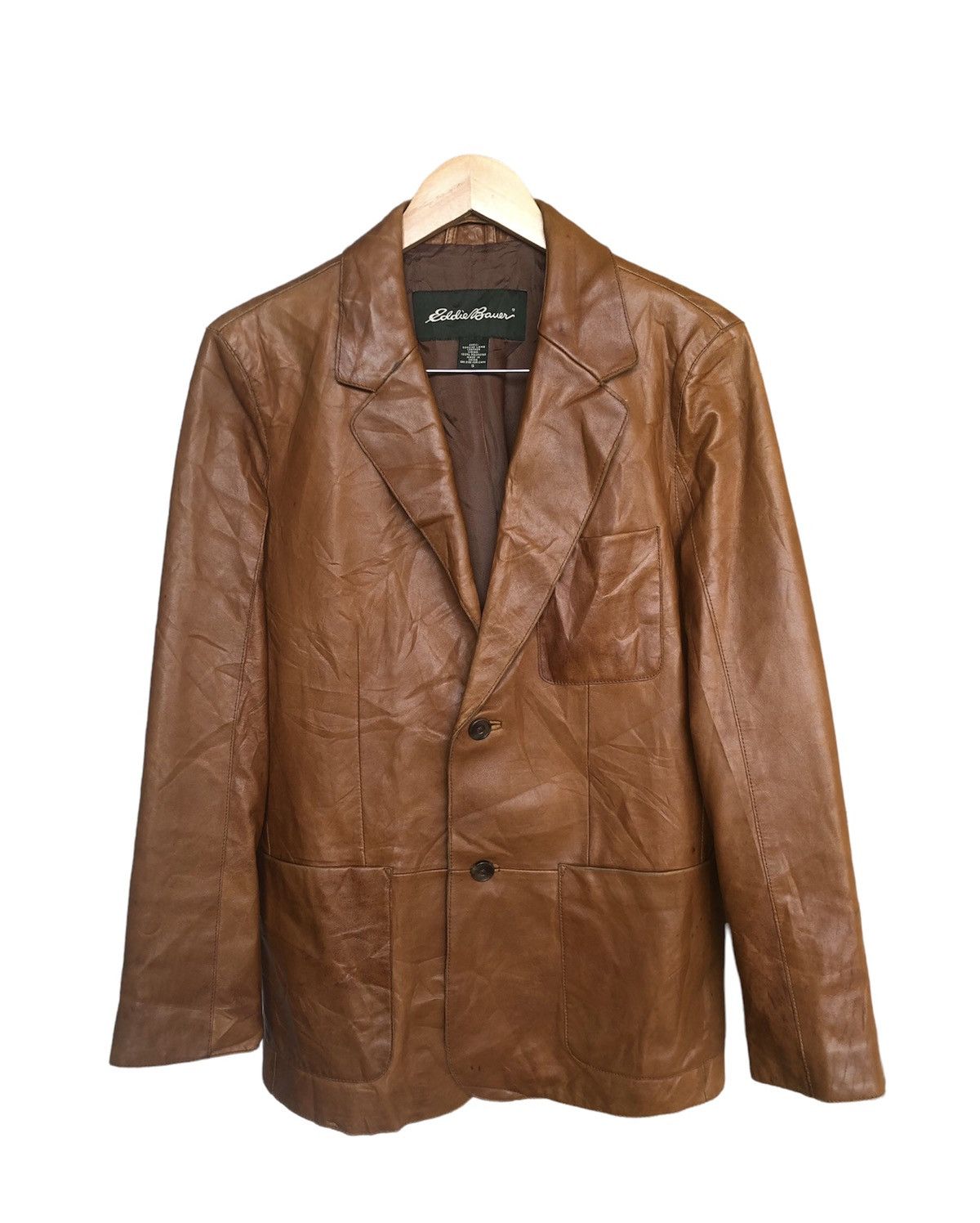 Vintage Eddie Bauer Genuine Lamb Leather Blazer Jackets