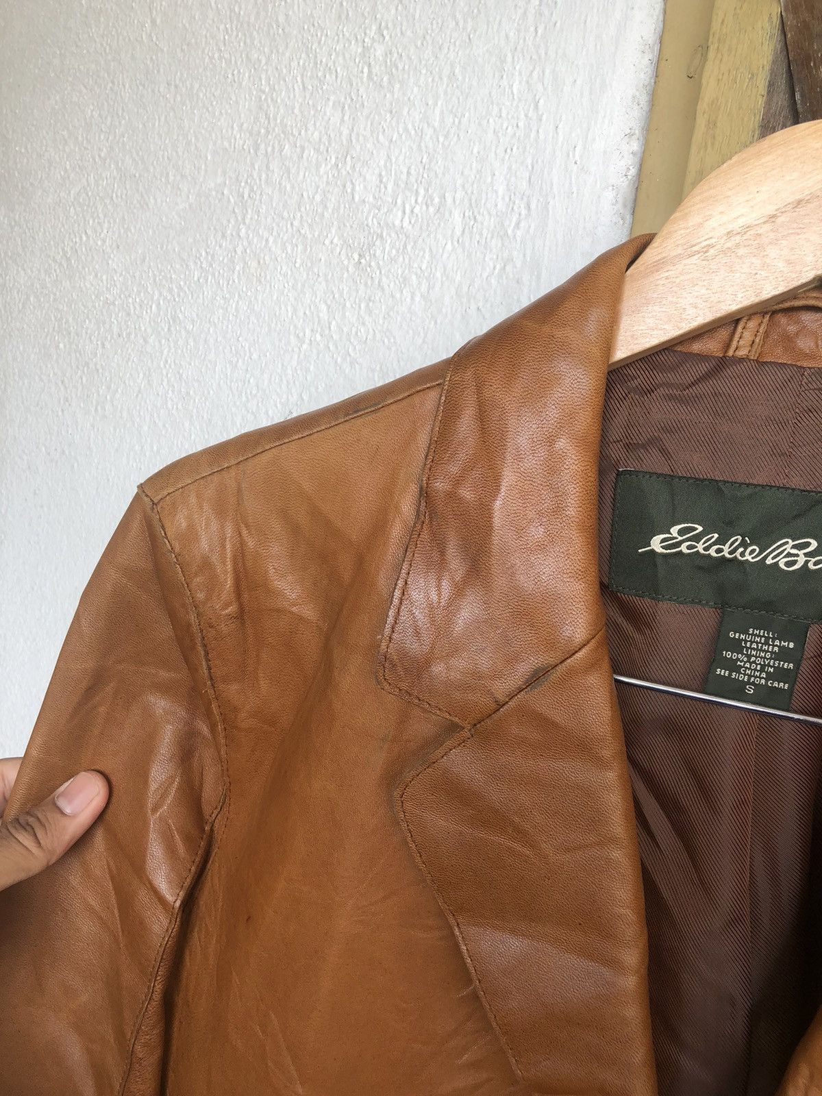 Eddie Bauer Vintage Eddie Bauer Genuine Lamb Leather Blazer Jackets Size US S / EU 44-46 / 1 - 6 Thumbnail