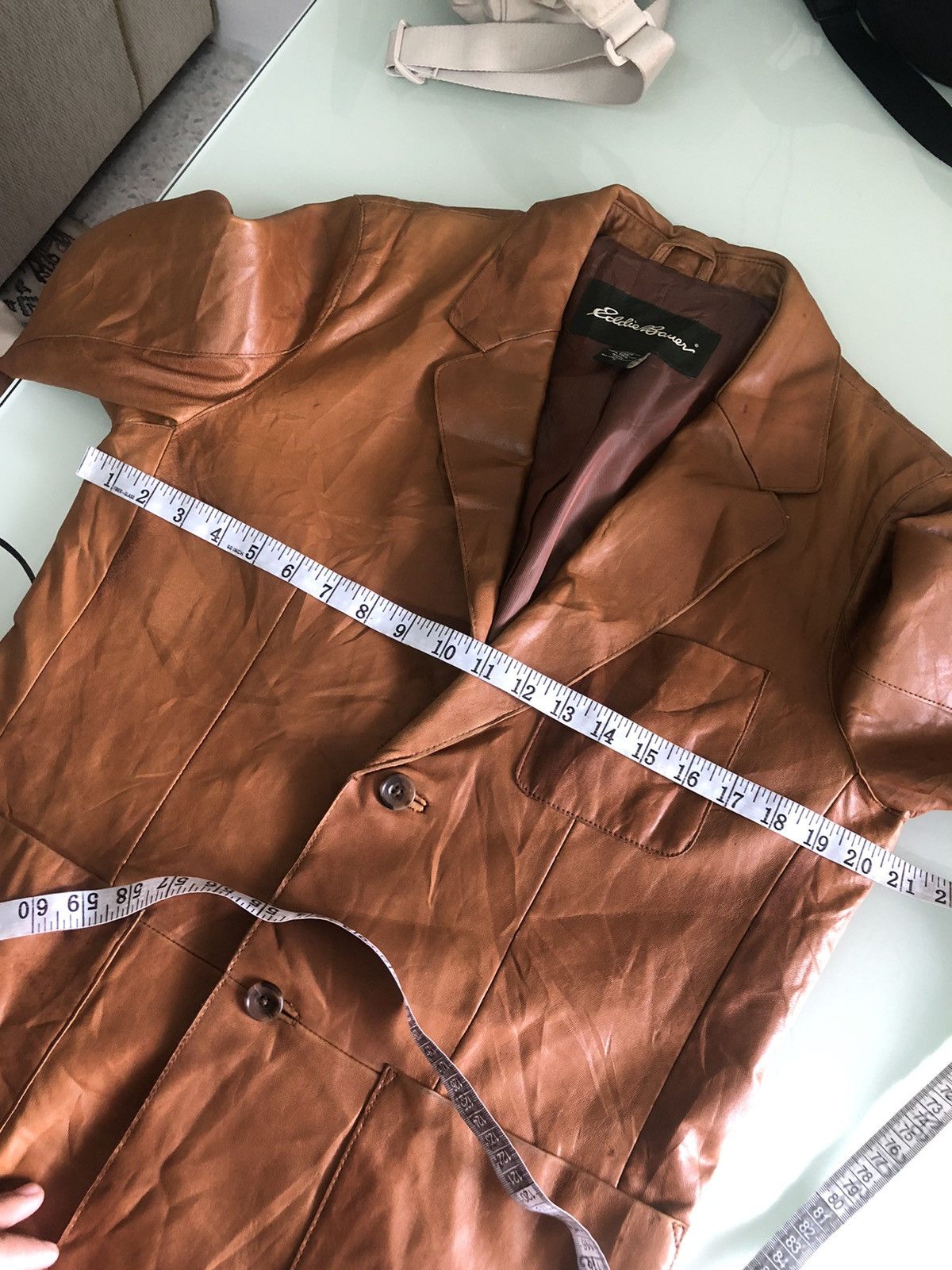 Vintage Eddie Bauer Genuine Lamb Leather Blazer Jackets