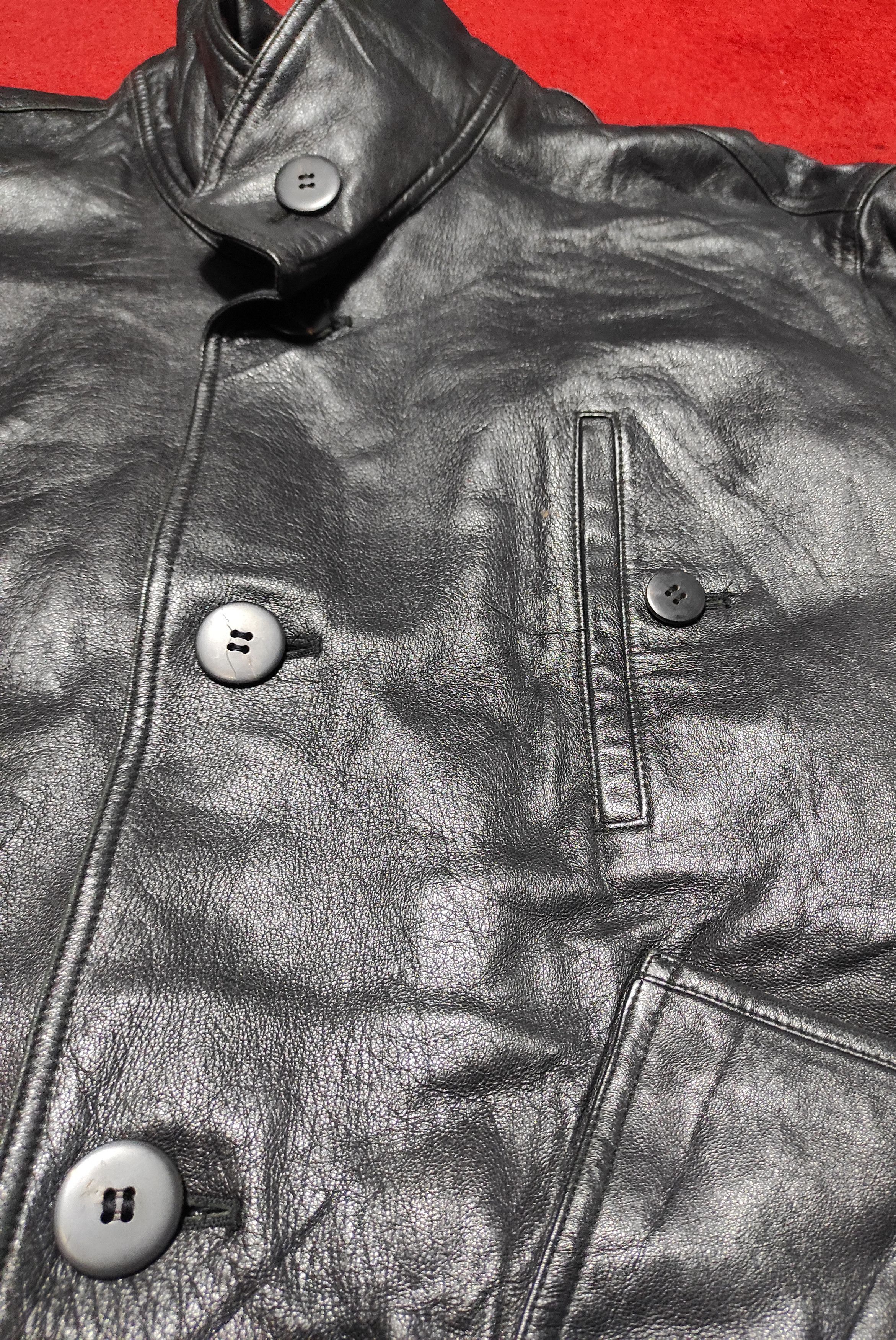 Issey Miyake Beautiful Authentic ISSEY MIYAKE Reversible Leather Coat Size US L / EU 52-54 / 3 - 10 Thumbnail