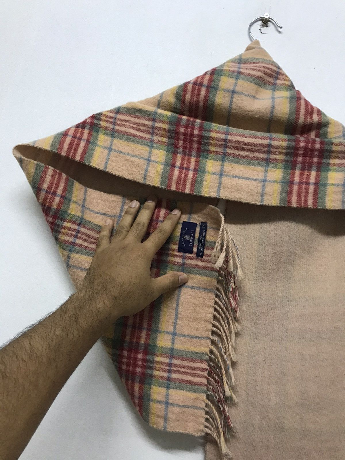 Japanese Brand Sultan & Shah by Topkapi Wool Cashmere Scarf Size ONE SIZE - 8 Thumbnail