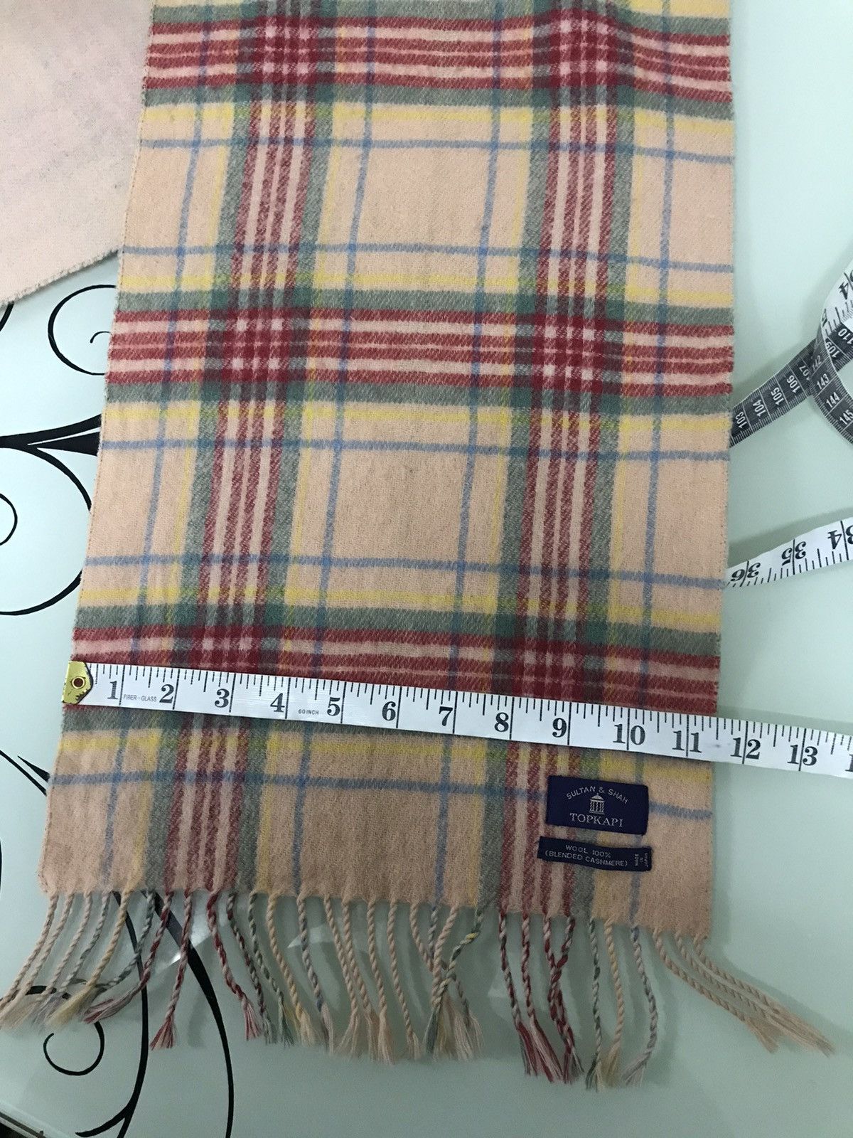 Japanese Brand Sultan & Shah by Topkapi Wool Cashmere Scarf Size ONE SIZE - 10 Thumbnail