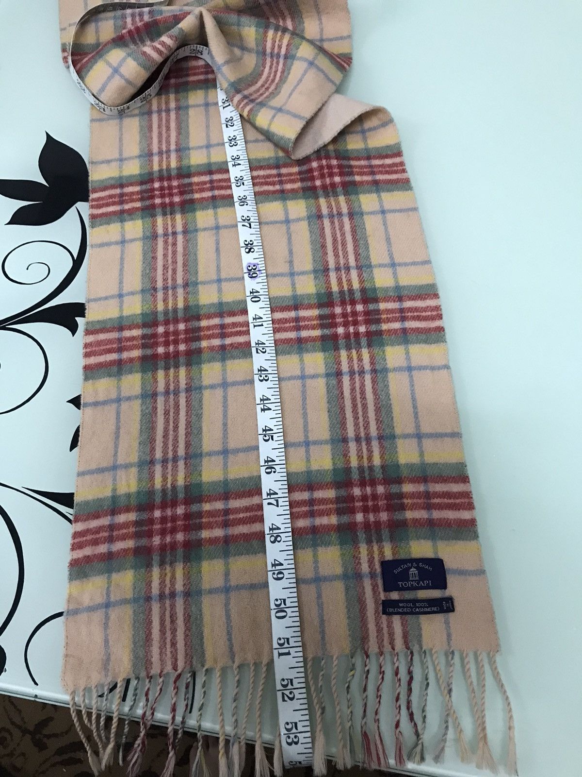 Japanese Brand Sultan & Shah by Topkapi Wool Cashmere Scarf Size ONE SIZE - 11 Thumbnail