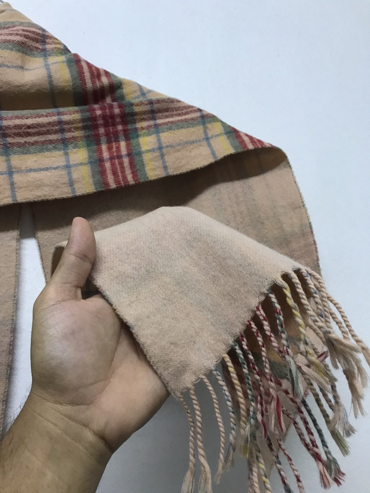 Japanese Brand Sultan & Shah by Topkapi Wool Cashmere Scarf Size ONE SIZE - 9 Thumbnail