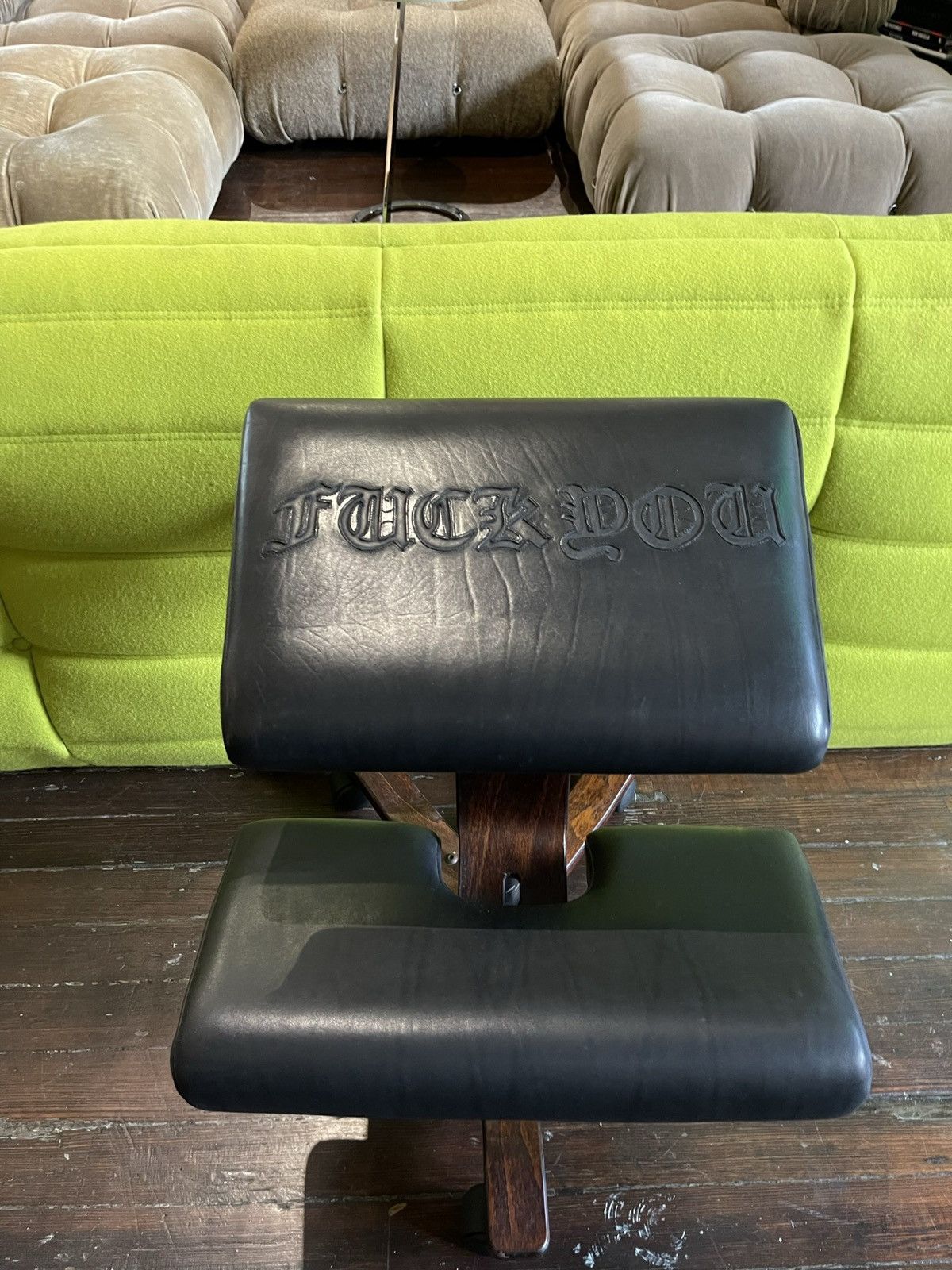 Chrome Hearts CHROME HEARTS 1/1 FUCKYOU TATTOO CHAIR STOOL 4Gseller Size ONE SIZE - 1 Thumbnail