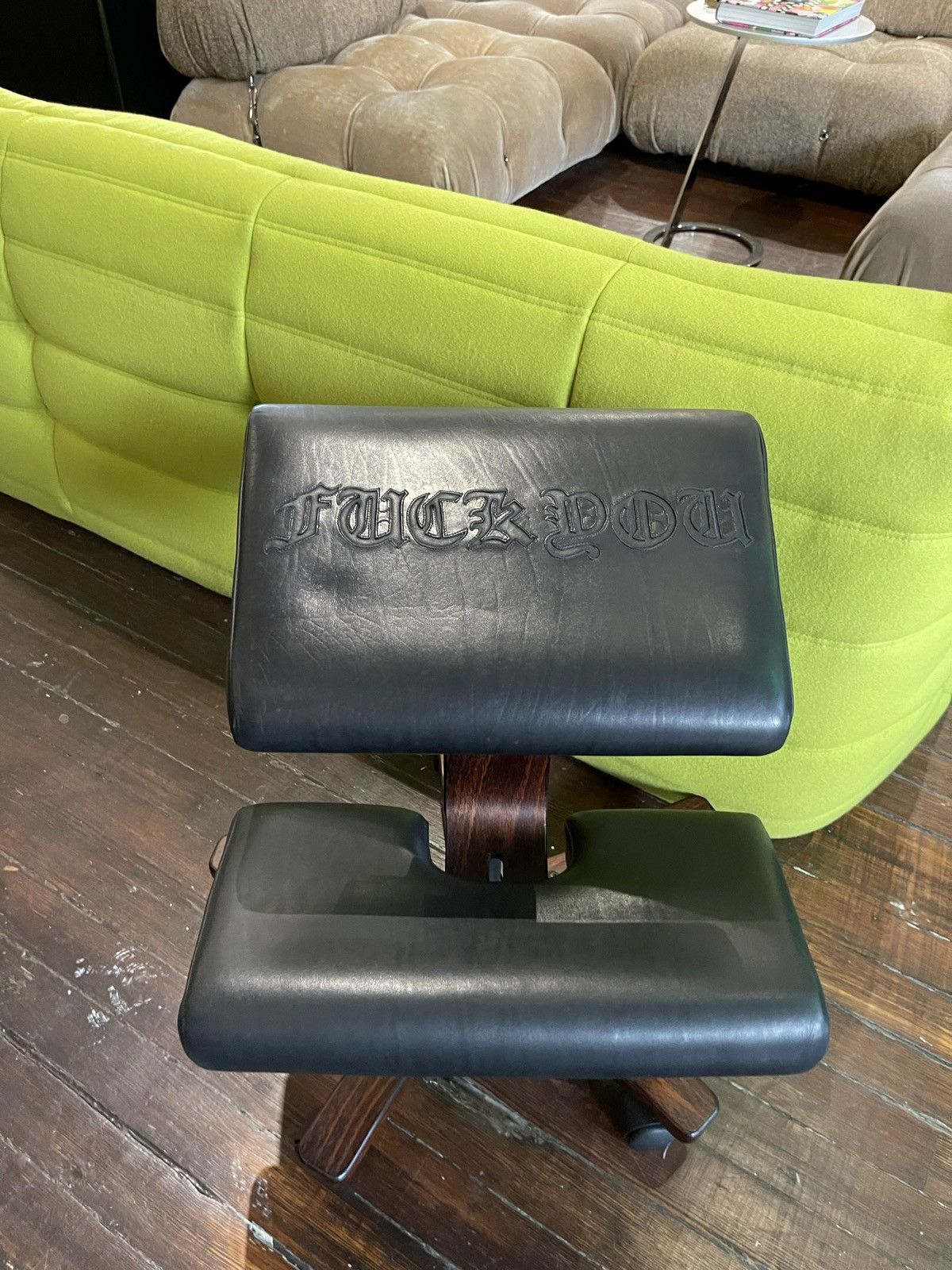 Chrome Hearts CHROME HEARTS 1/1 FUCKYOU TATTOO CHAIR STOOL 4Gseller Size ONE SIZE - 6 Thumbnail