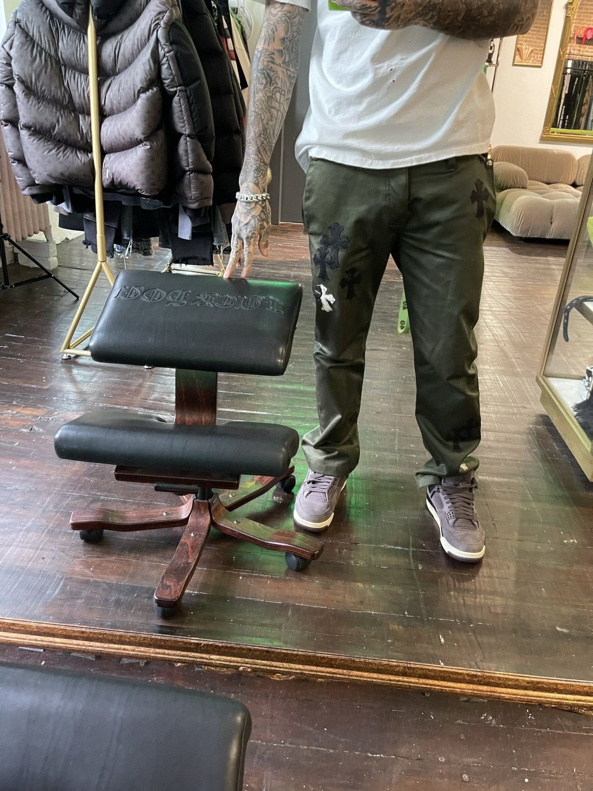 Chrome Hearts CHROME HEARTS 1/1 FUCKYOU TATTOO CHAIR STOOL 4Gseller Size ONE SIZE - 11 Thumbnail