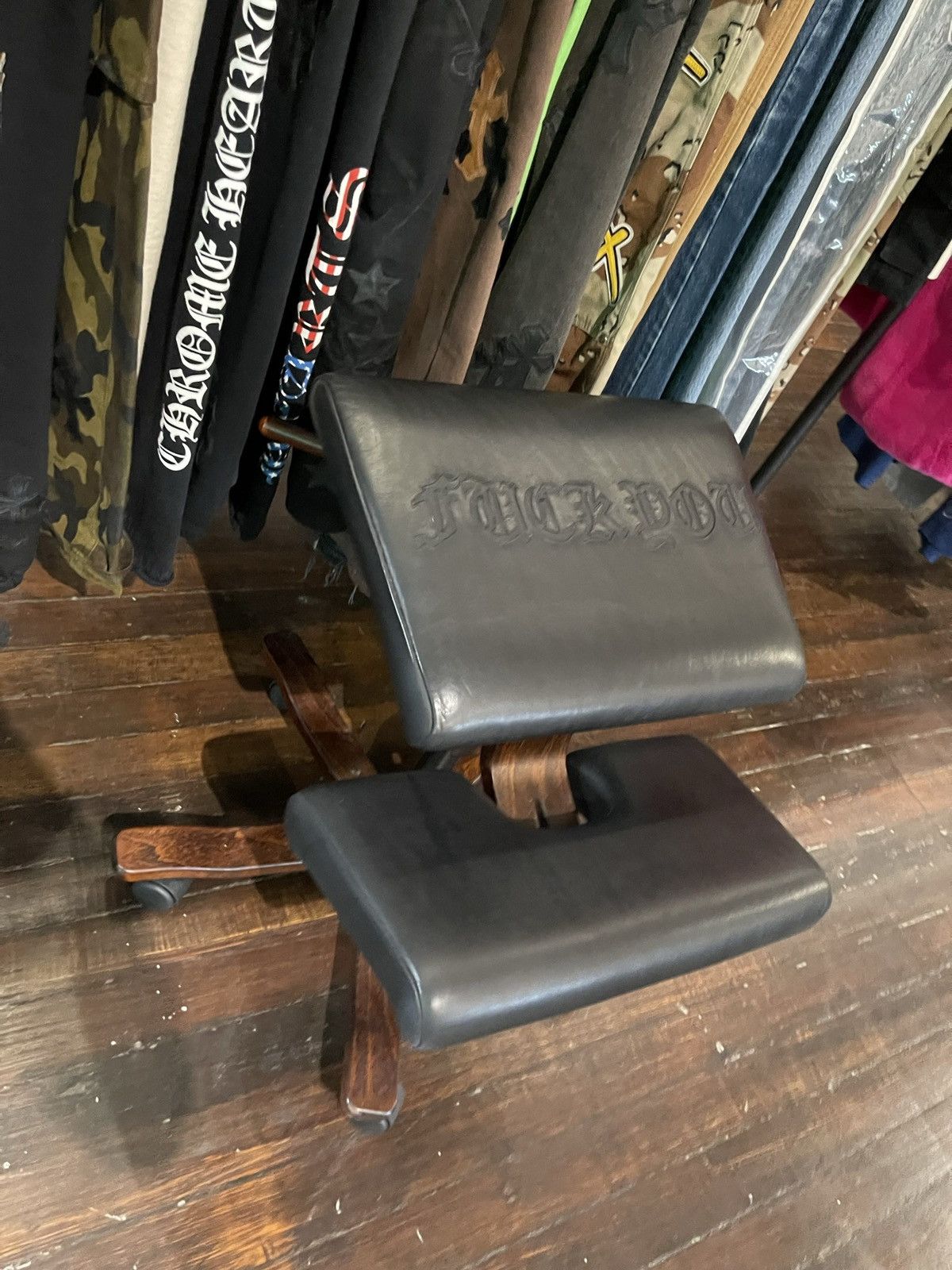 Chrome Hearts CHROME HEARTS 1/1 FUCKYOU TATTOO CHAIR STOOL 4Gseller Size ONE SIZE - 16 Thumbnail