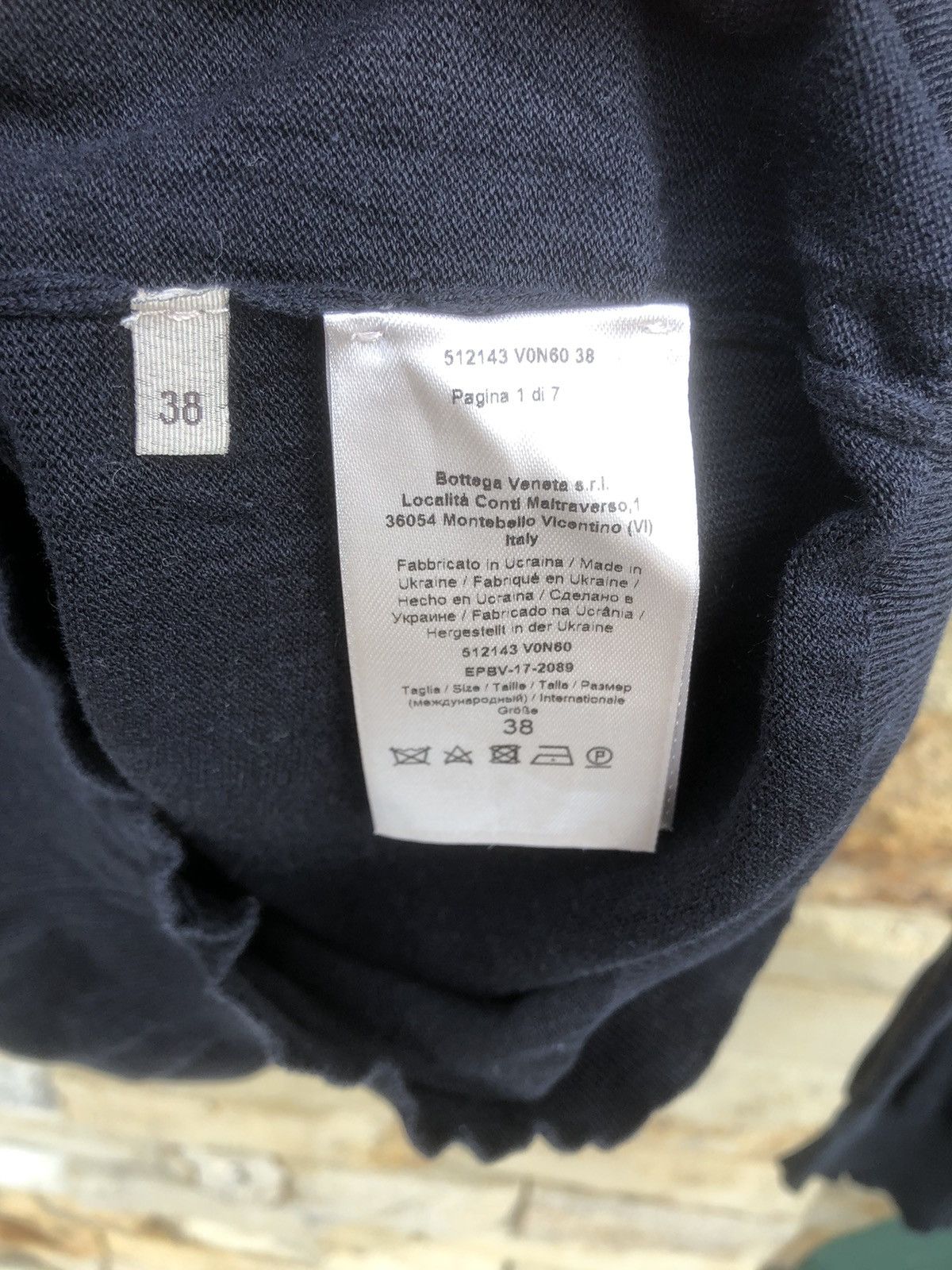 Bottega Veneta Archive🔥BOTTEGA VENETA🔥Uniform Long Sleeve Polo Shirt Size S / US 4 / IT 40 - 13 Thumbnail