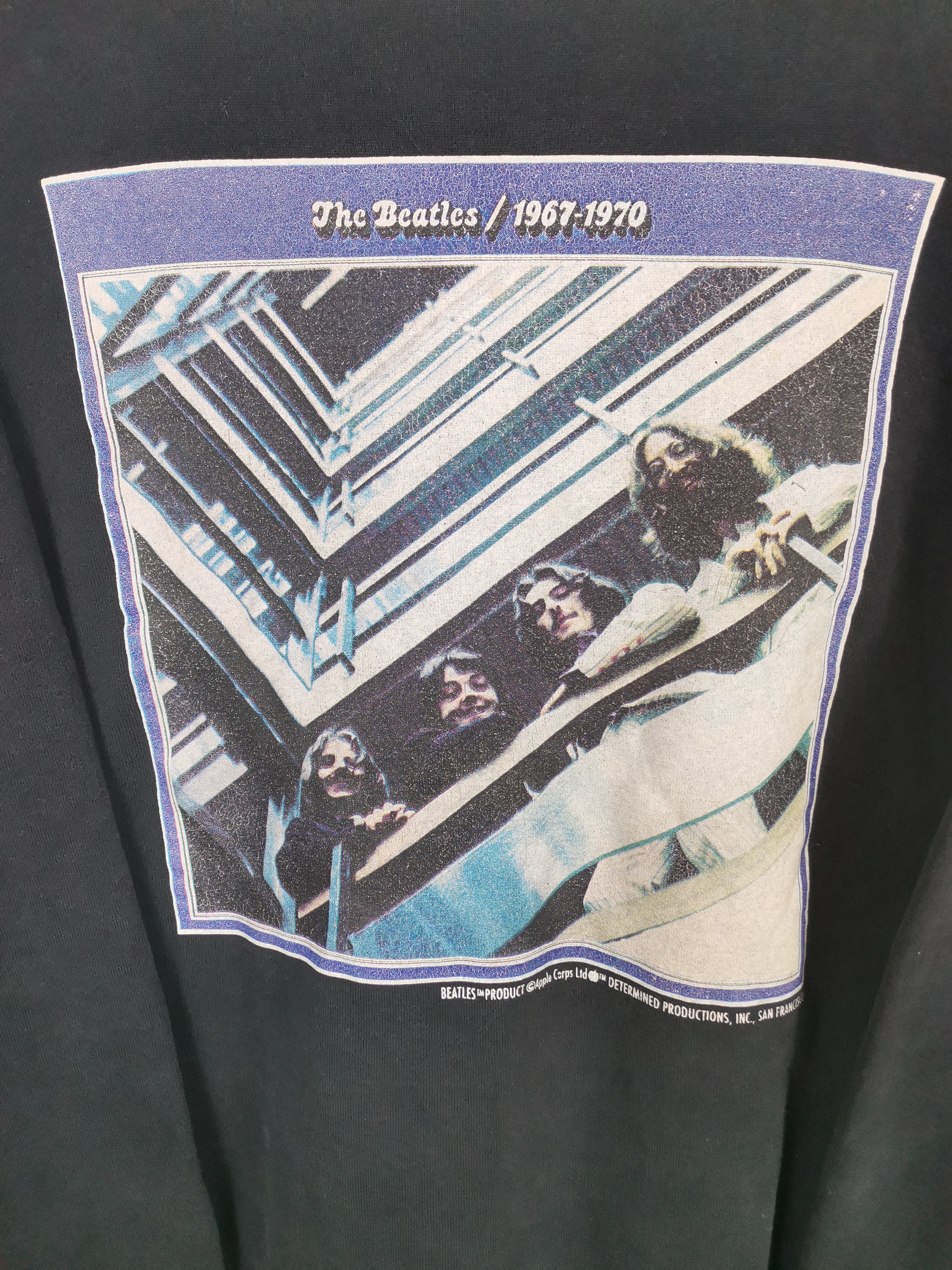 Band Tees Vintage 90s The Beatles Crewneck Sun Faded Size US L / EU 52-54 / 3 - 2 Thumbnail