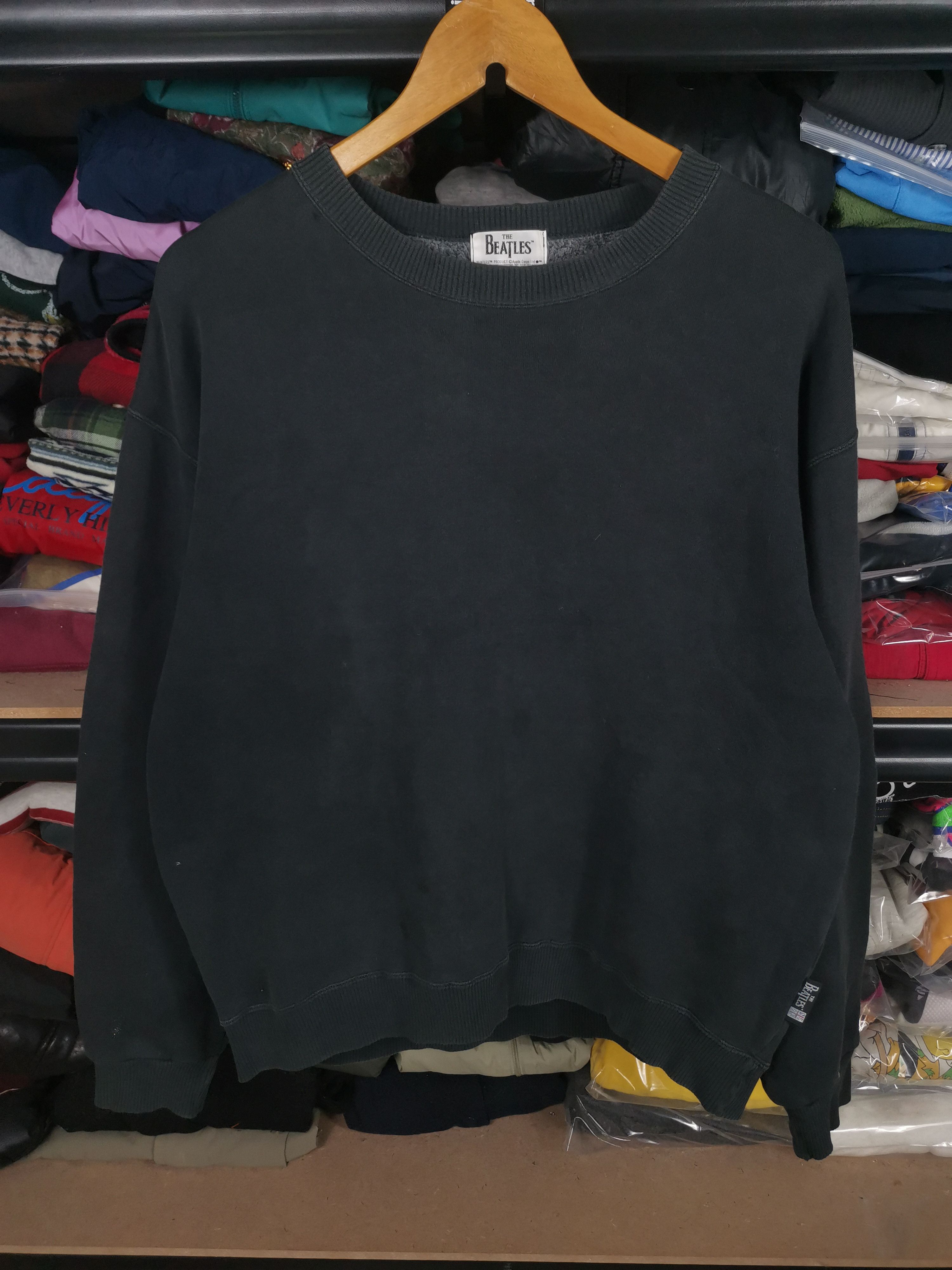 Band Tees Vintage 90s The Beatles Crewneck Sun Faded Size US L / EU 52-54 / 3 - 4 Thumbnail