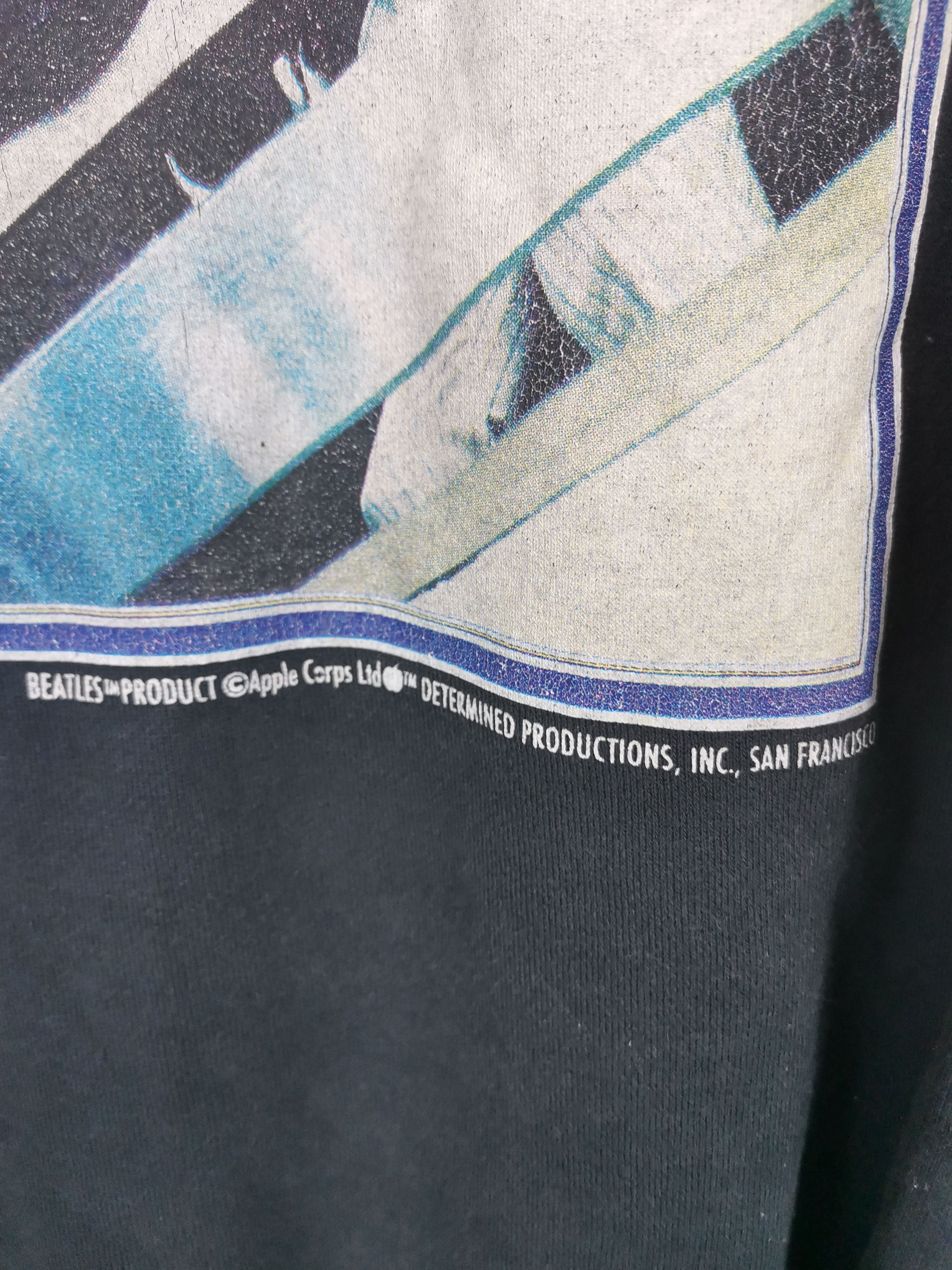 Band Tees Vintage 90s The Beatles Crewneck Sun Faded Size US L / EU 52-54 / 3 - 3 Thumbnail