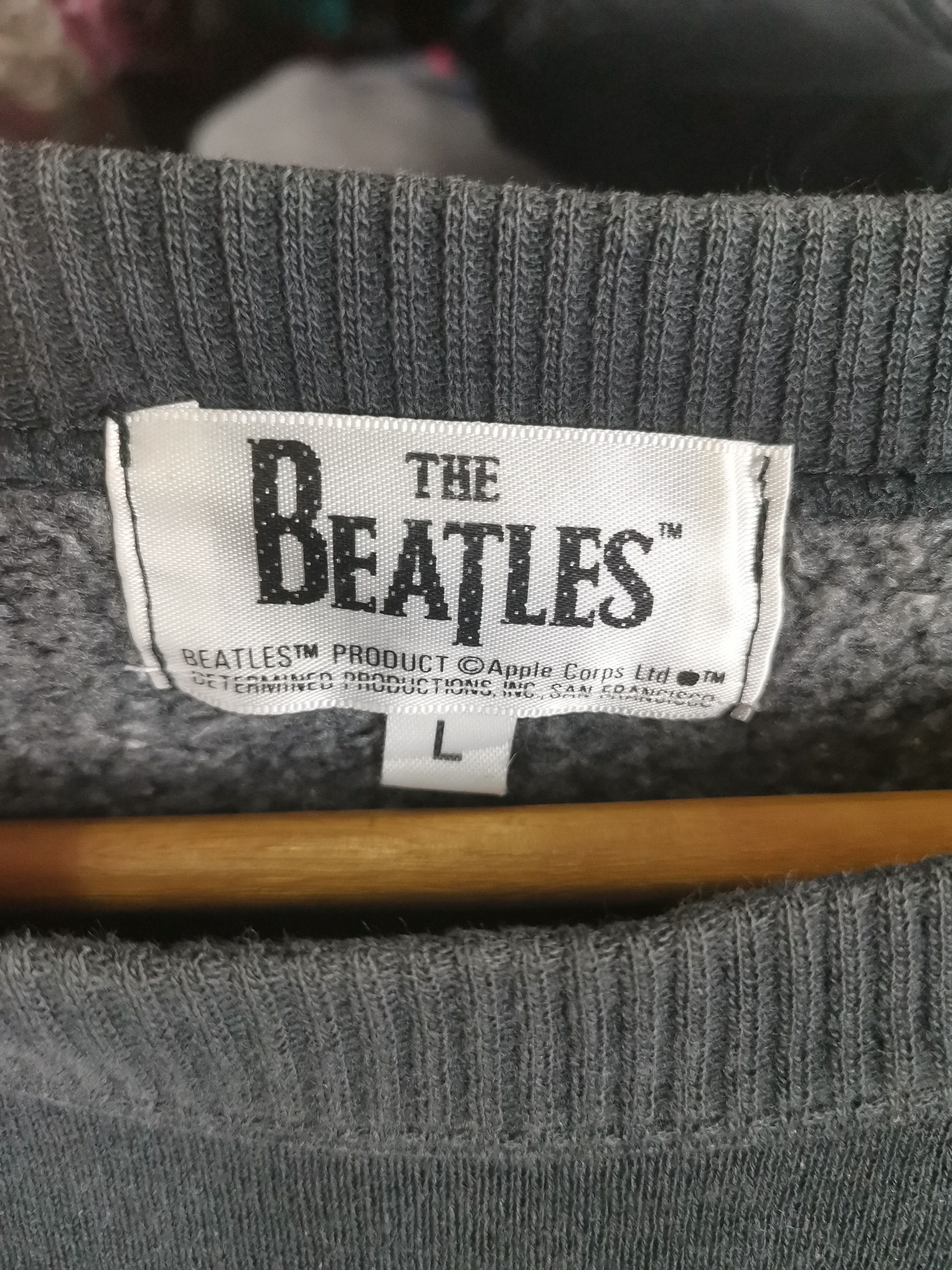 Band Tees Vintage 90s The Beatles Crewneck Sun Faded Size US L / EU 52-54 / 3 - 6 Thumbnail