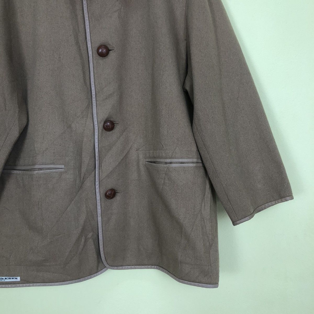 Issey Miyake Vintage Wool Jacket Mademoiselle Non Non Issey Miyake Style Size US L / EU 52-54 / 3 - 3 Thumbnail