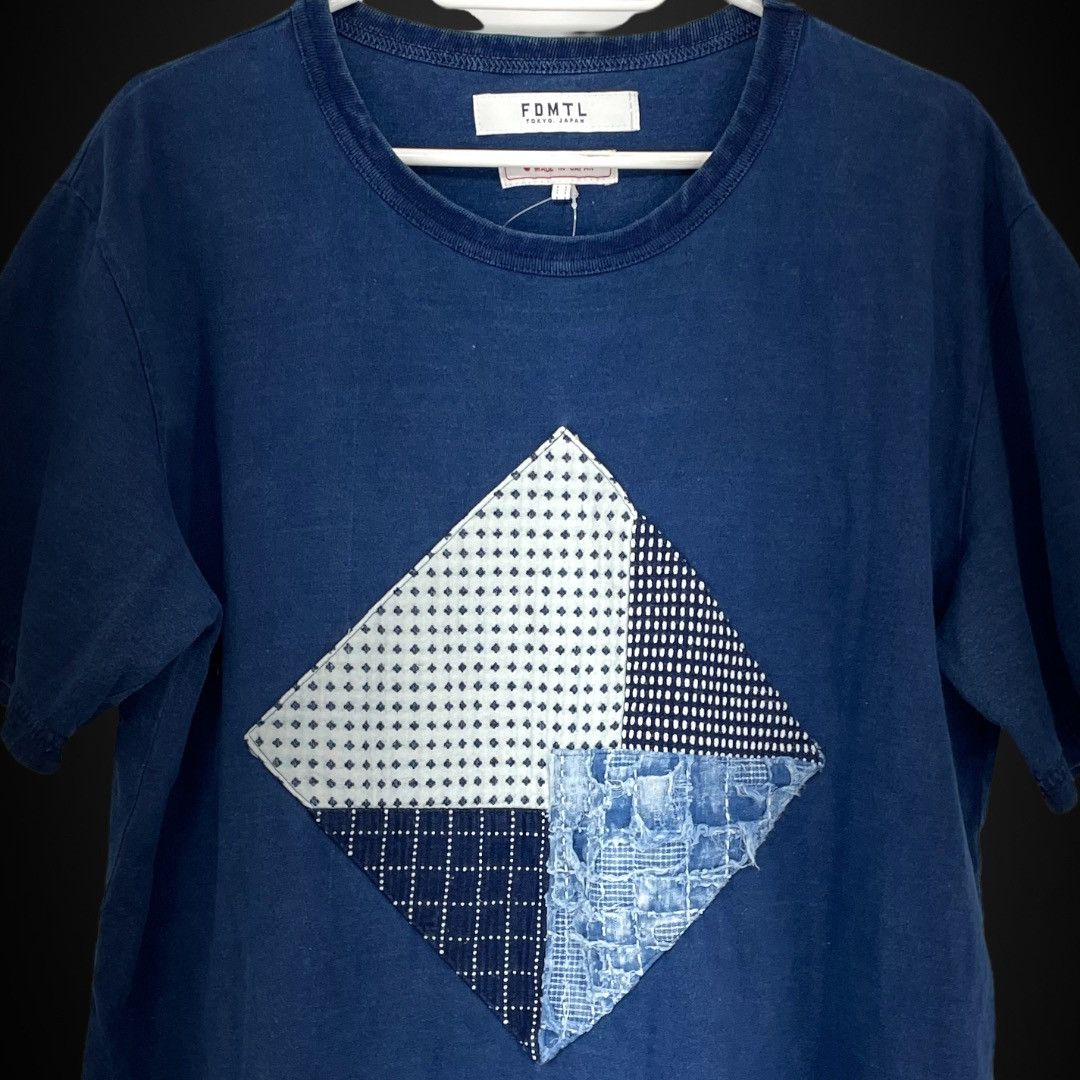 FDMTL Boro Sashiko Patchwork Tee / Shirt Size US L / EU 52-54 / 3 - 2 Thumbnail