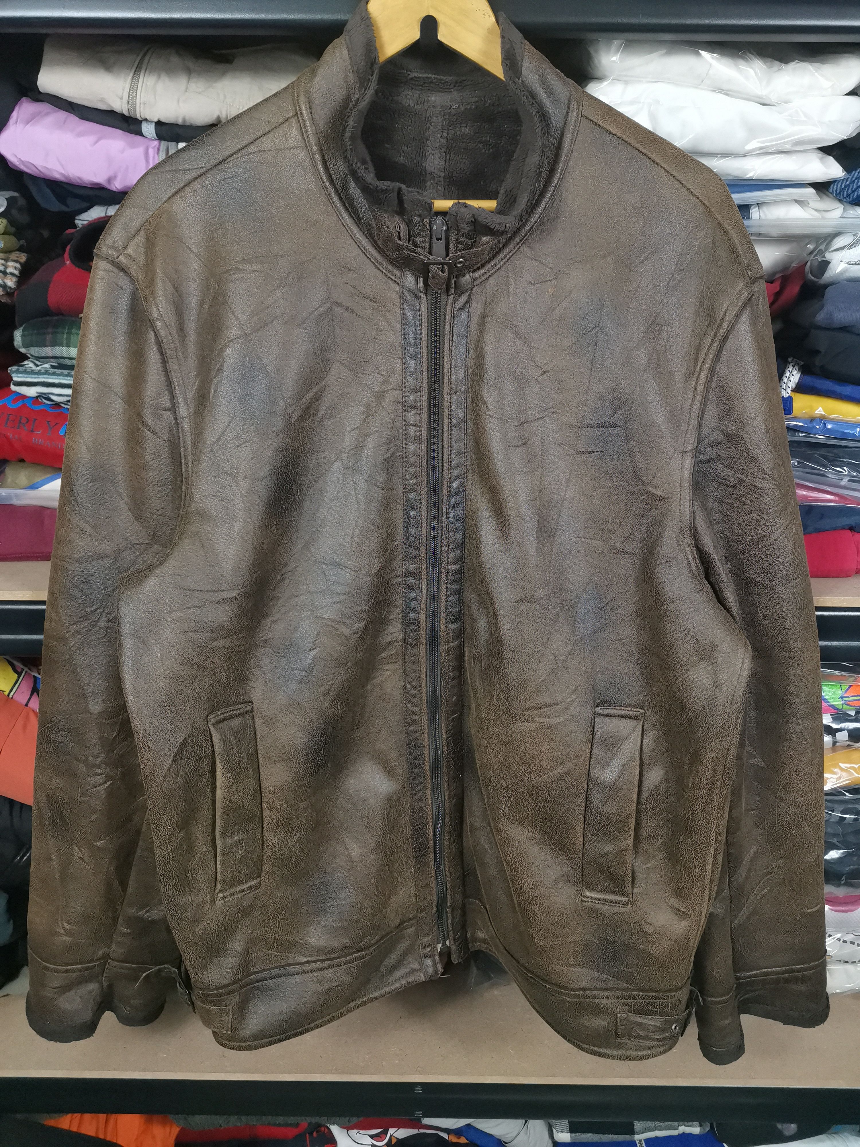 Vintage Japanese Brand Sasson Leather Jacket