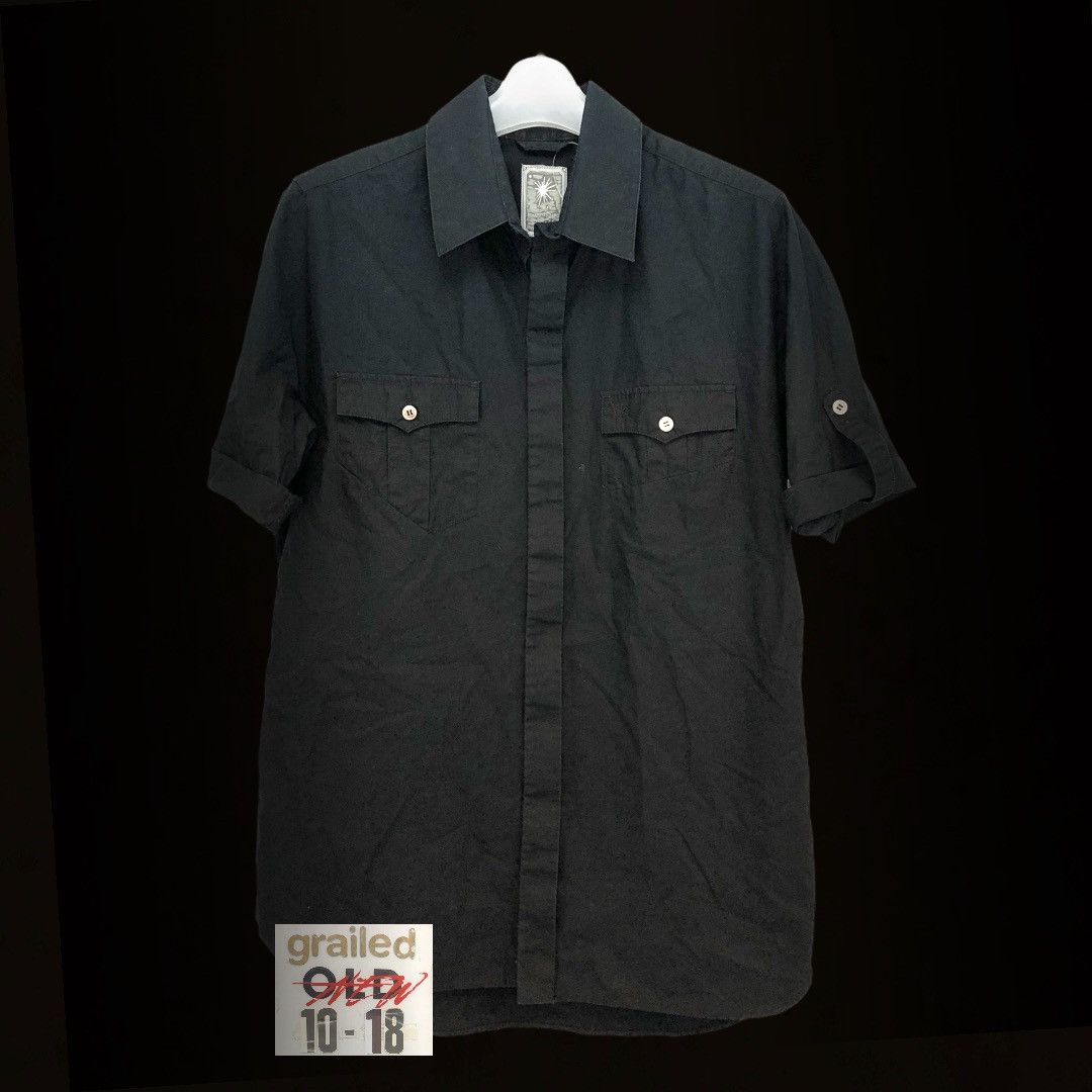 Maison MIHARA YASUHIRO Rolled Sleeves S/S Button Up Size US M / EU 48-50 / 2 - 1 Thumbnail