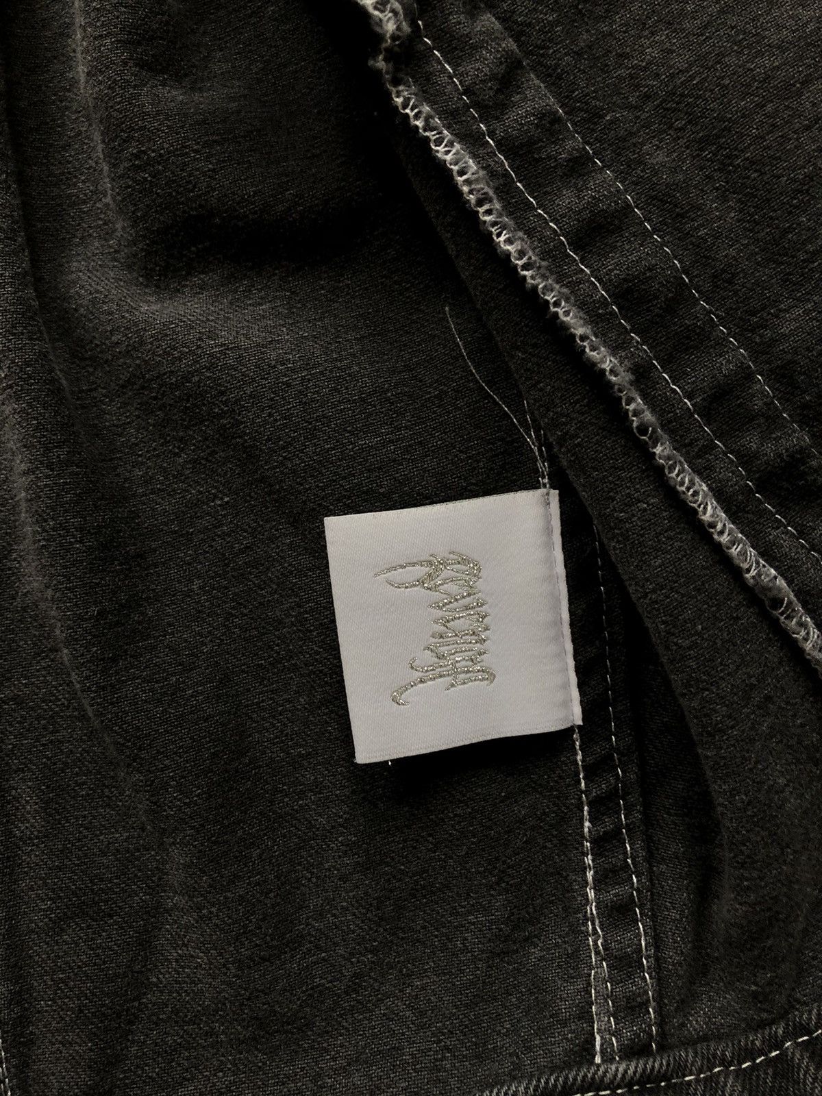 Revenge Revenge denim jacket Black/white embroidered Size US S / EU 44-46 / 1 - 6 Thumbnail