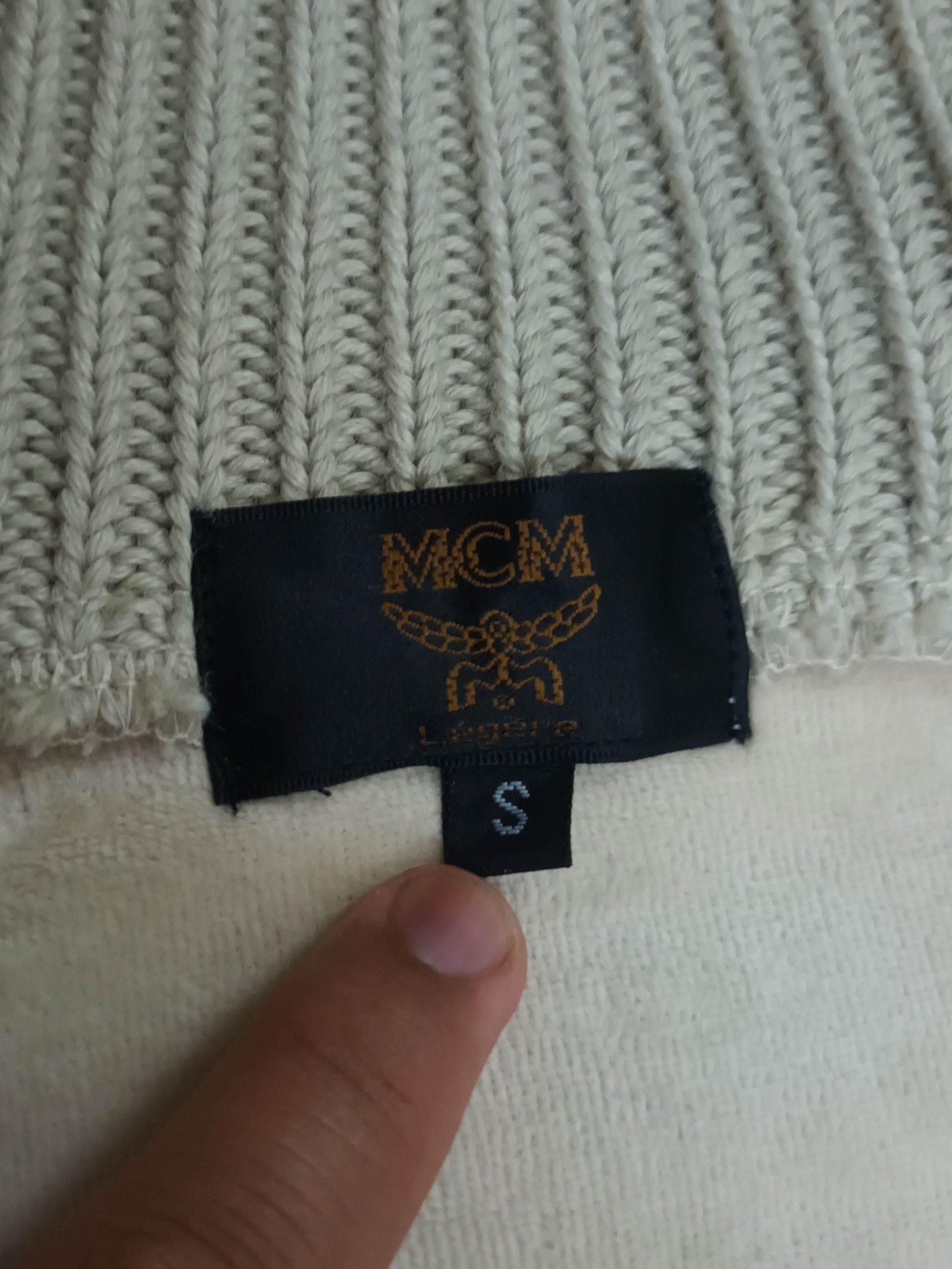 MCM 🔥 MCM ZIPPER KNIT SWEATER 🔥 Size S / US 4 / IT 40 - 6 Thumbnail